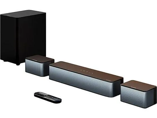 ULTIMEA Poseidon D50 - 5.1 Soundbar mit Kabelloser Subwoofer und 2 Rear-Lautsprechern, Soundbar, Schwarz
