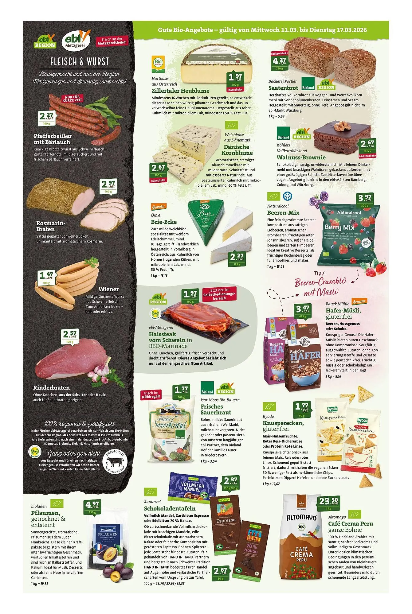 Ebl Naturkost Prospekt von 11. März bis 17. März 2026 - Prospekt seite 2