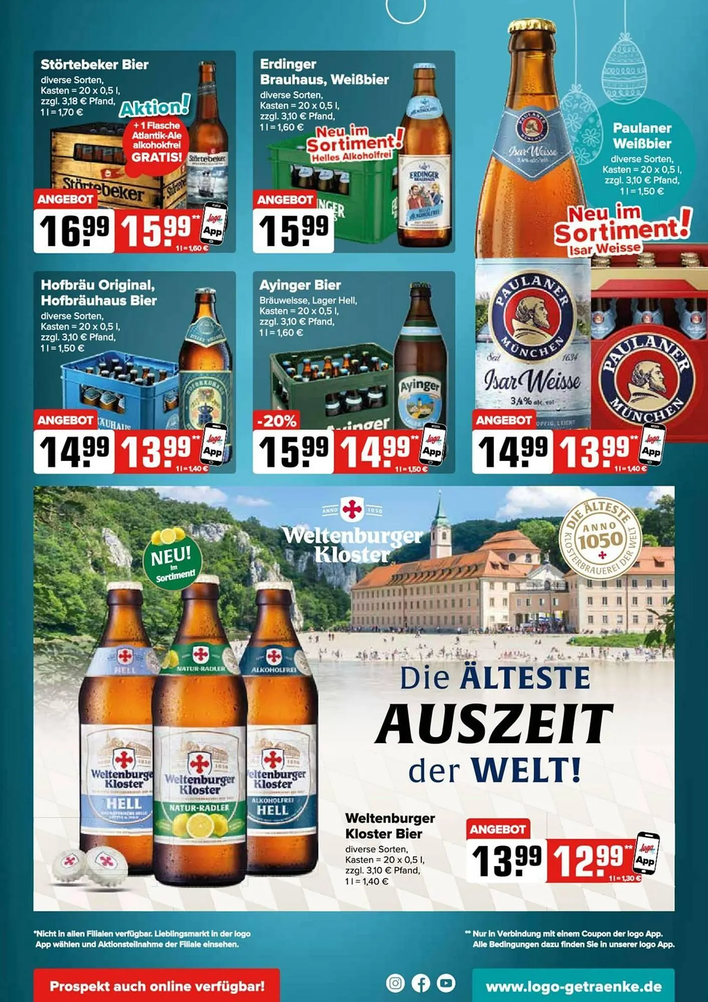 Logo Getränkemarkt Prospekt von 14. April bis 19. April 2025 - Prospekt seite 3