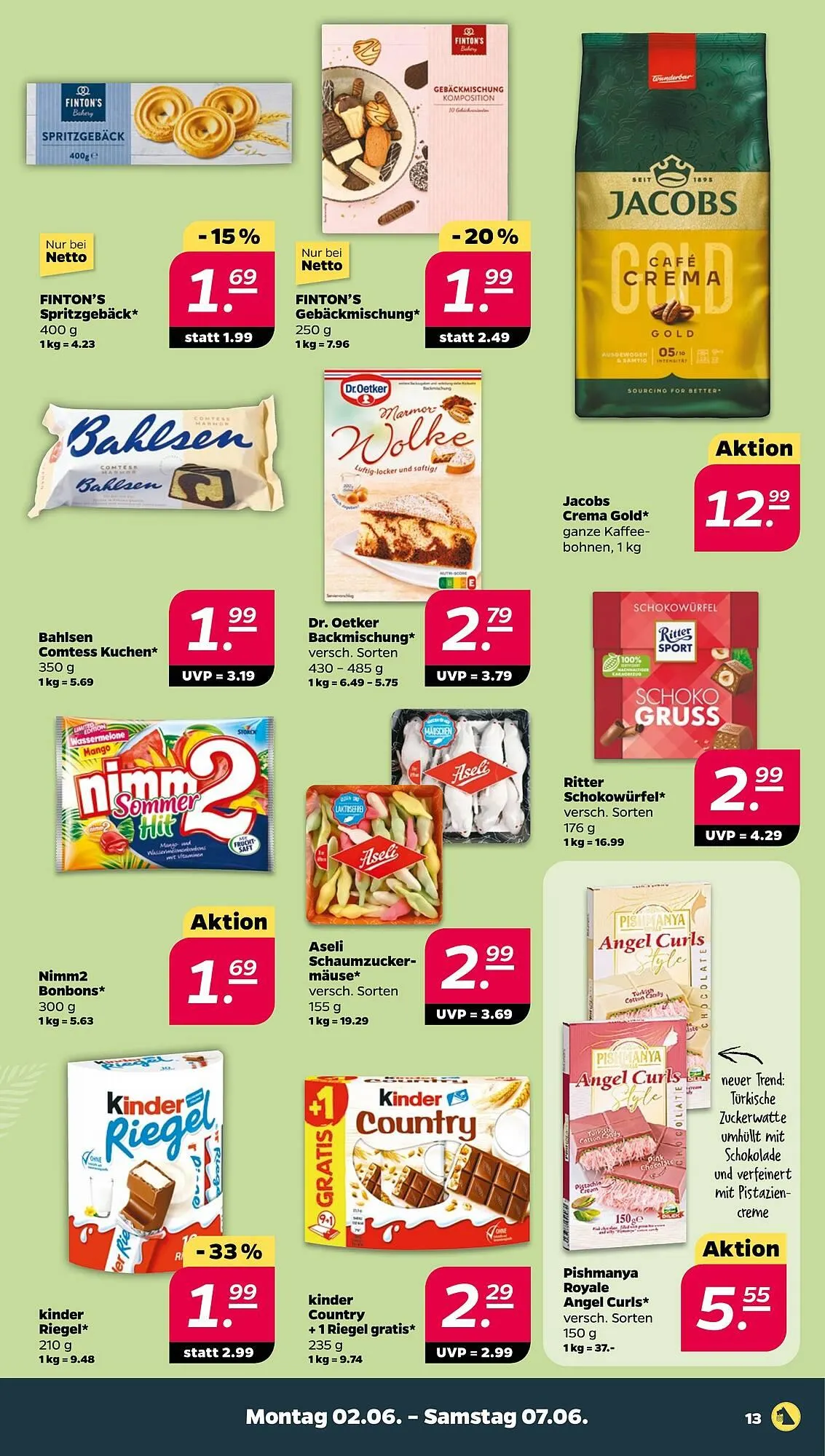 NETTO Prospekt von 2. Juni bis 7. Juni 2025 - Prospekt seite 13
