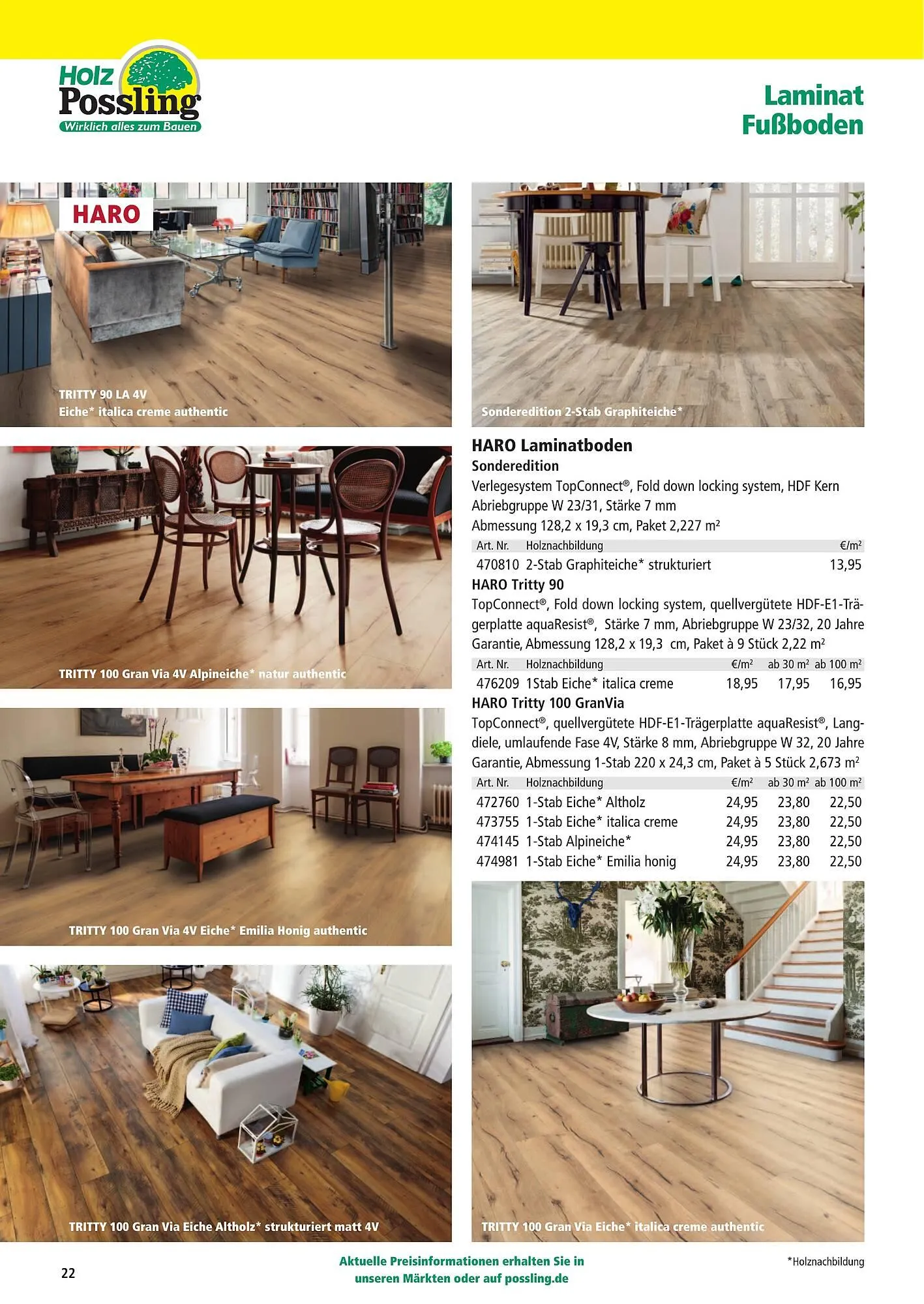 Holz Possling Prospekt von 2. Mai bis 31. Juli 2025 - Prospekt seite 22