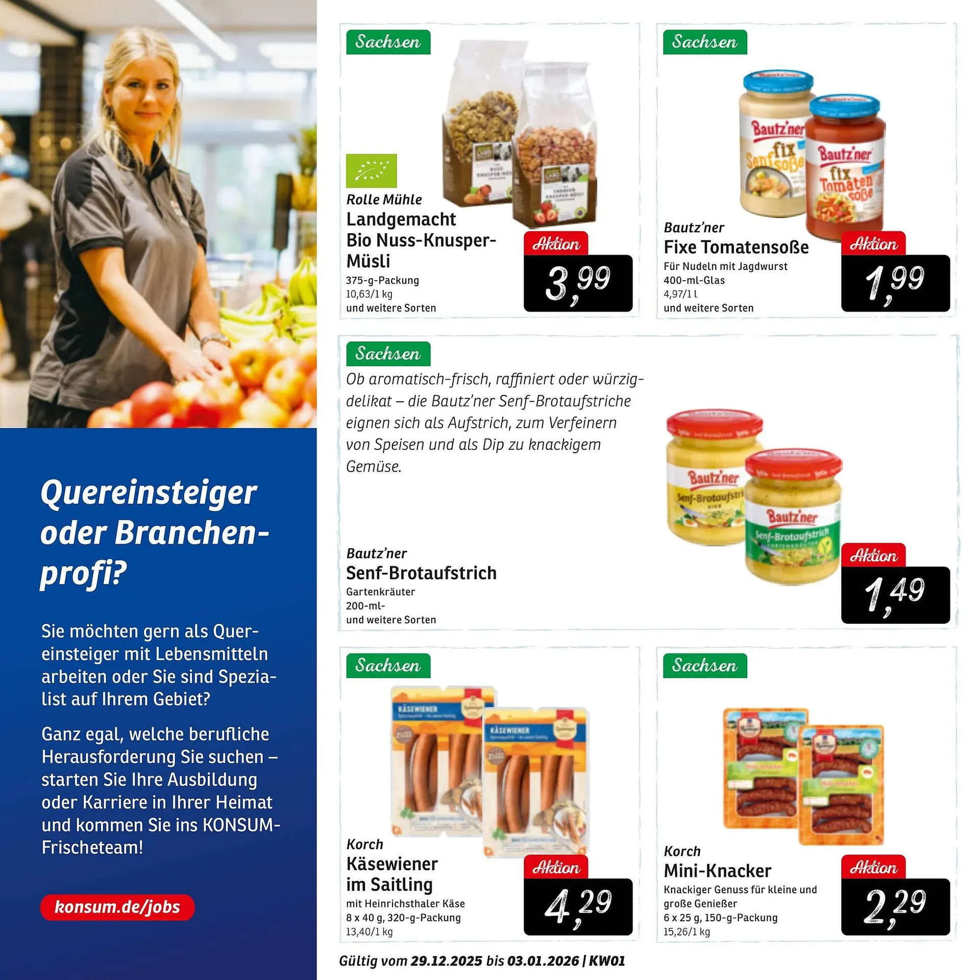 KONSUM Prospekt von 29. Dezember bis 3. Januar 2026 - Prospekt seite 2