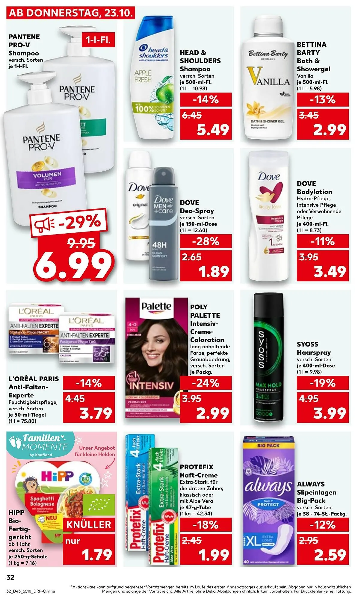 Kaufland Prospekt von 23. Oktober bis 29. Oktober 2025 - Prospekt seite 32