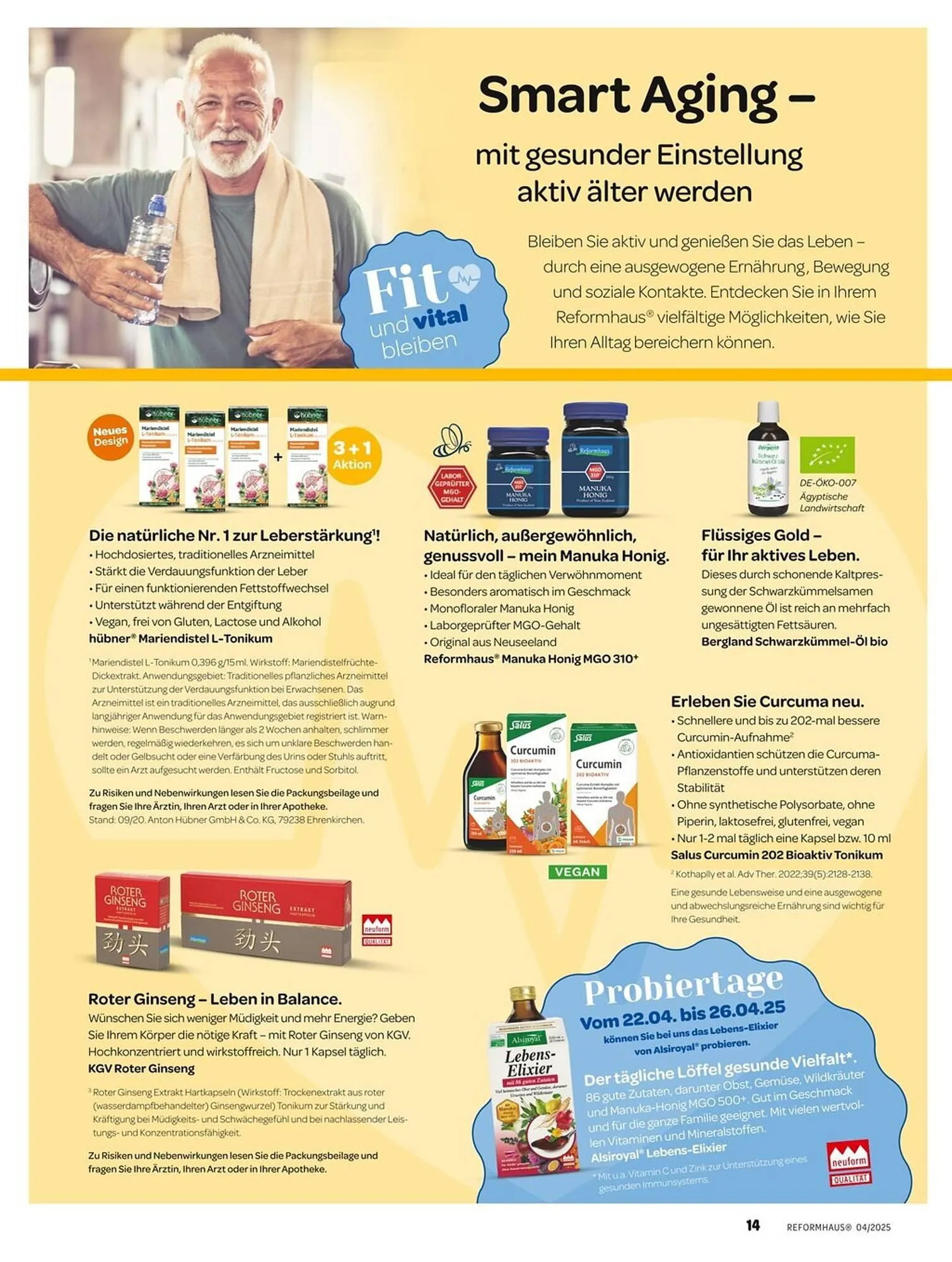 Reformhaus Prospekt von 1. April bis 30. April 2025 - Prospekt seite 14