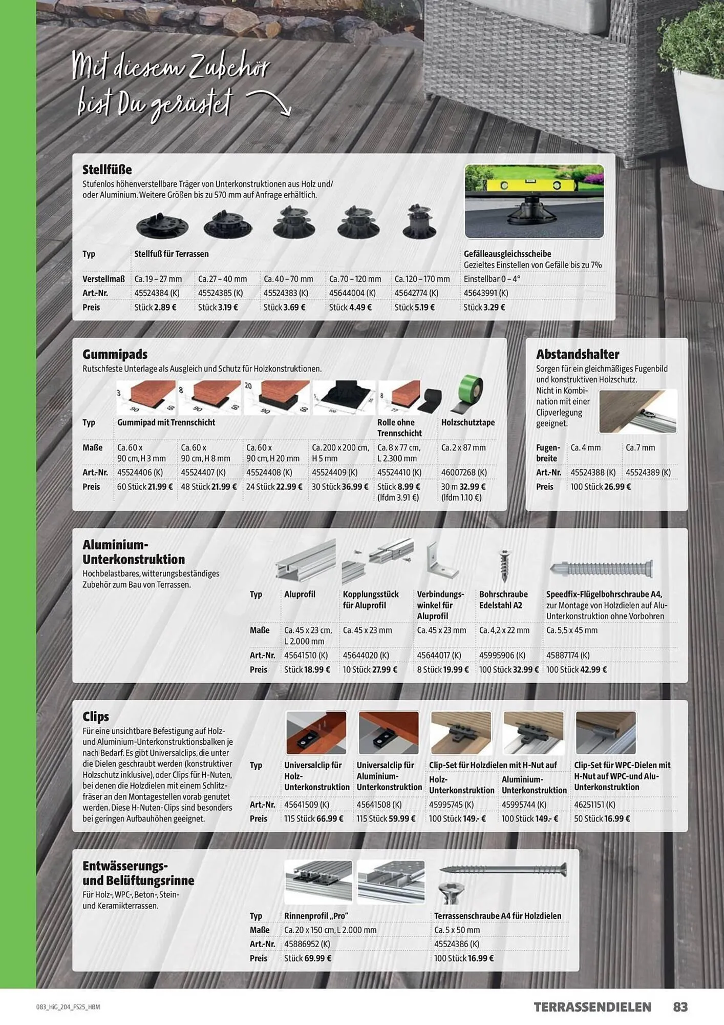 Hagebau Prospekt von 19. September bis 31. Dezember 2025 - Prospekt seite 83