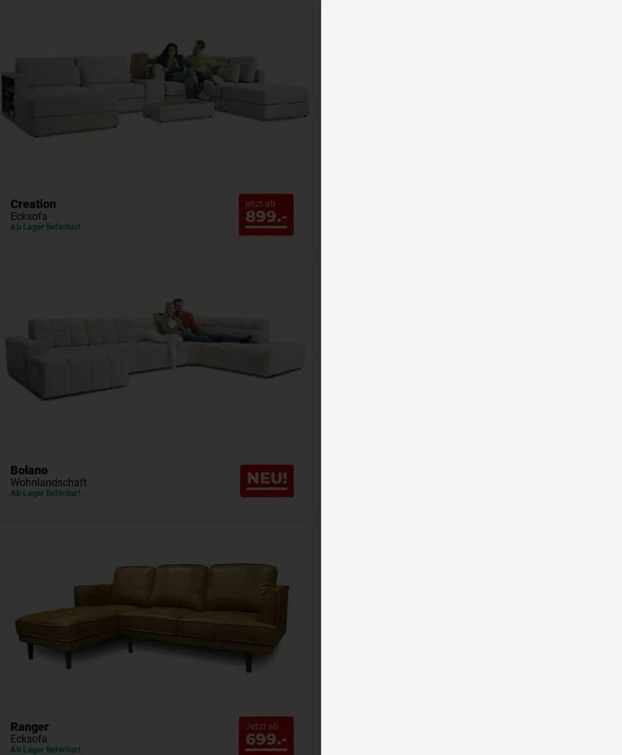 Seats and Sofas Aktueller Prospekt von 20. Oktober bis 29. Oktober 2025 - Prospekt seite 2
