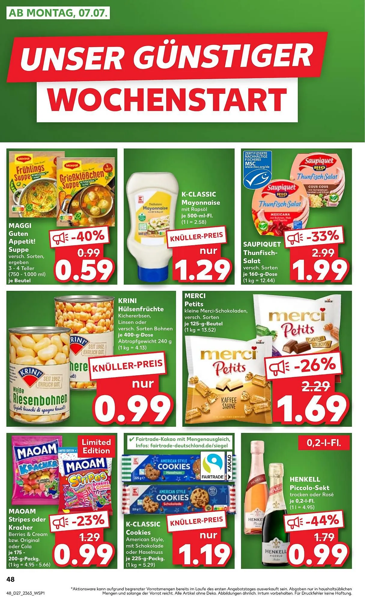 Kaufland Prospekt von 3. Juli bis 9. Juli 2025 - Prospekt seite 48