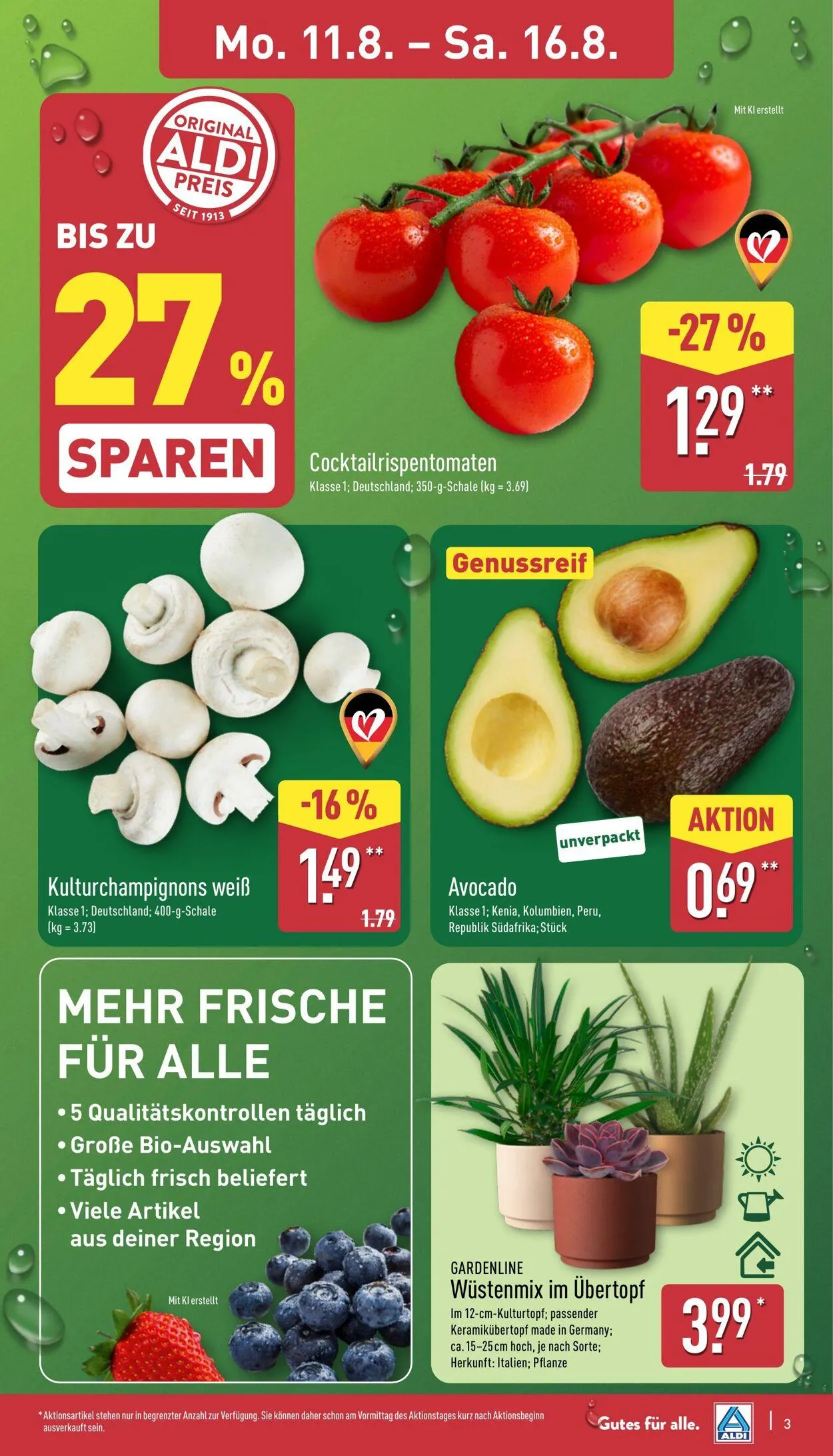 Aldi-Nord von 11. August bis 16. August 2025 - Prospekt seite 3