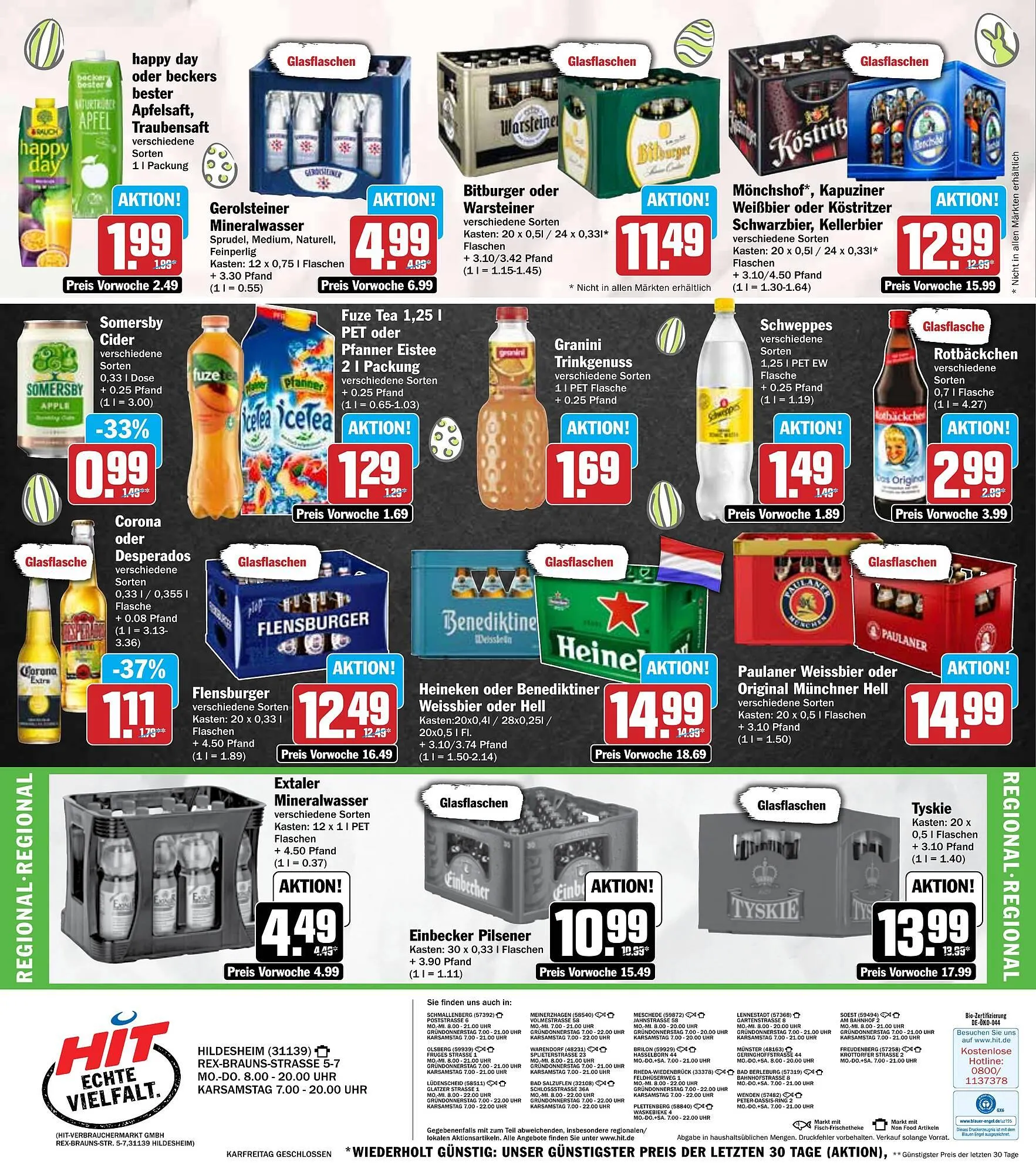 Hit Prospekt von 14. April bis 19. April 2025 - Prospekt seite 21