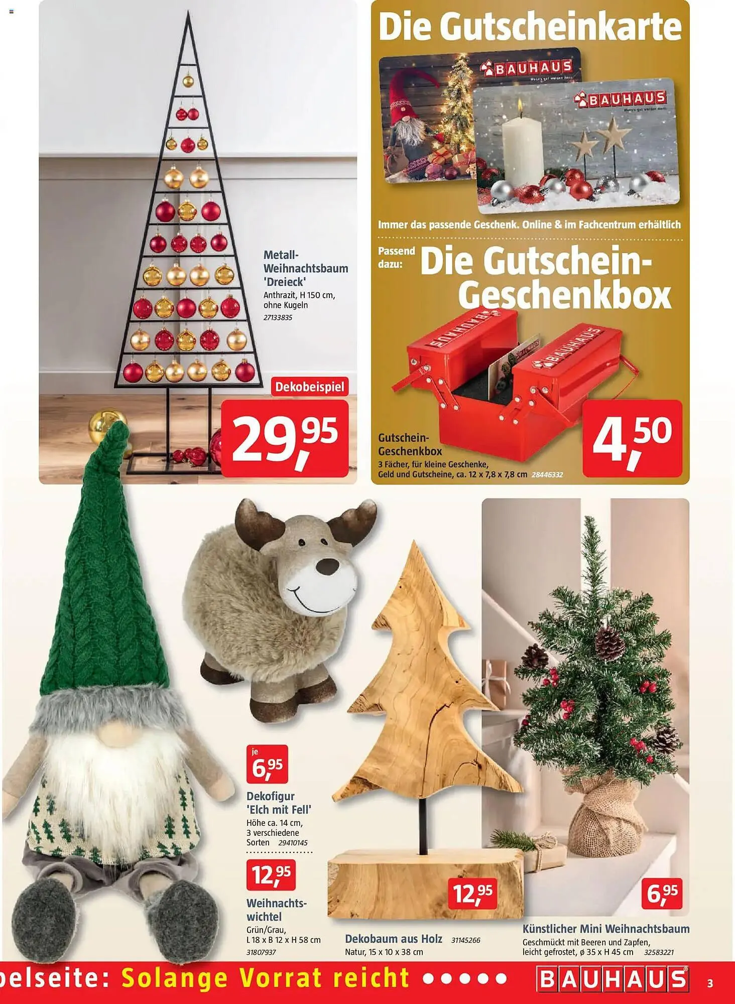 Bauhaus Prospekt von 29. November bis 3. Januar 2026 - Prospekt seite 3