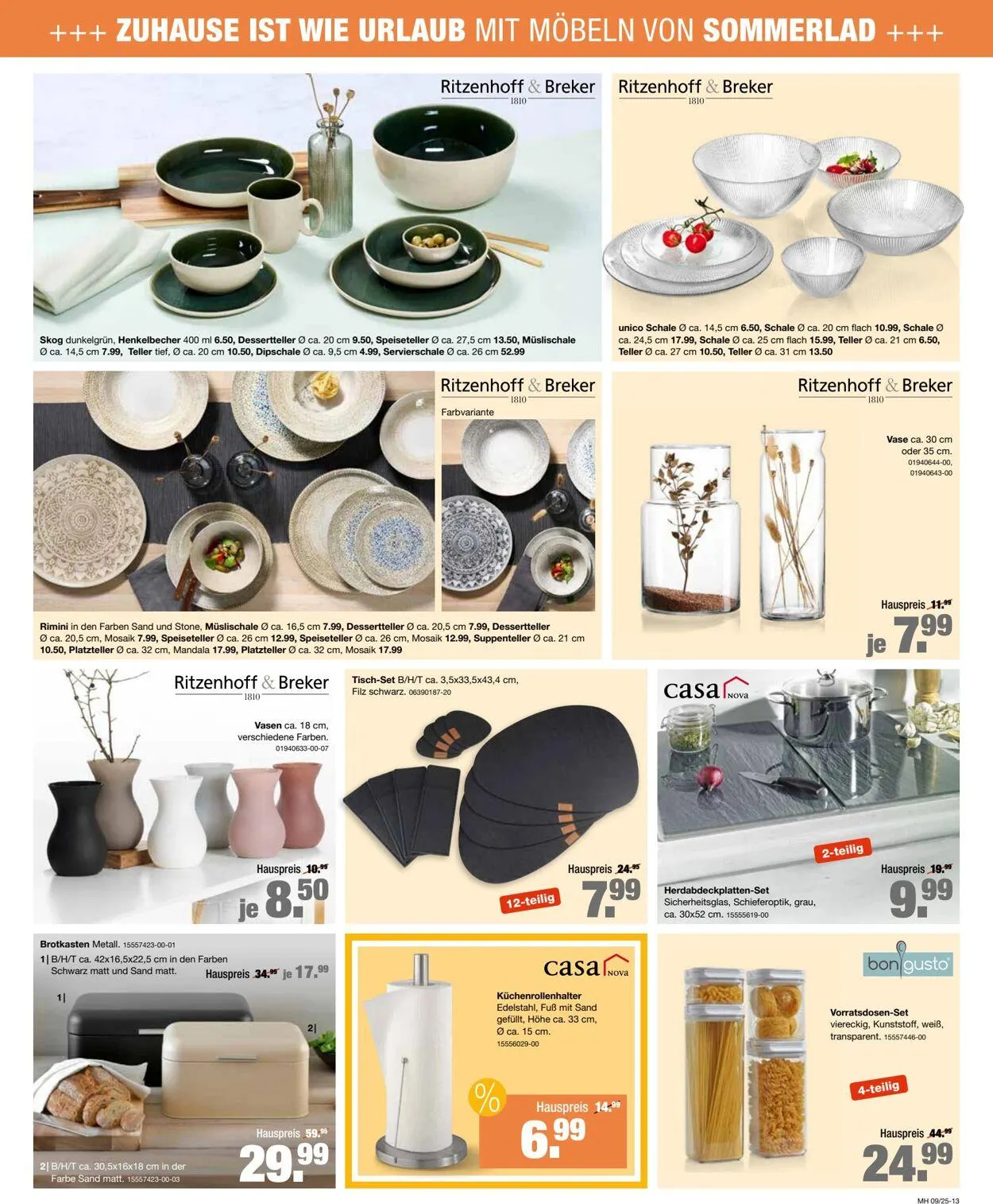 Sommerlad Aktueller Prospekt von 26. Mai bis 14. Juni 2025 - Prospekt seite 9