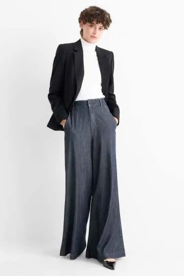 Palazzo jeans - high waist