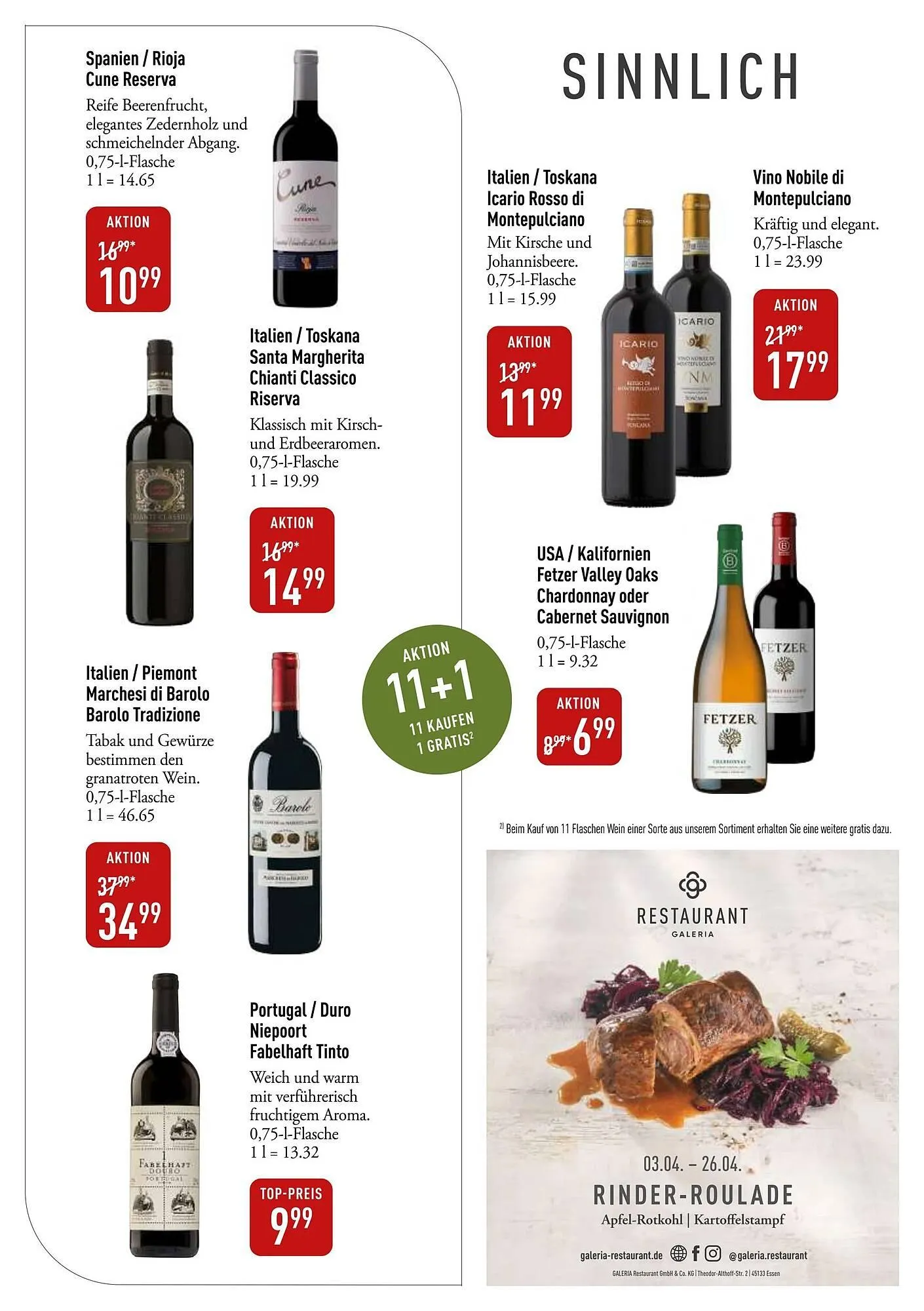 Galeria Markthalle Prospekt von 14. April bis 21. April 2025 - Prospekt seite 13