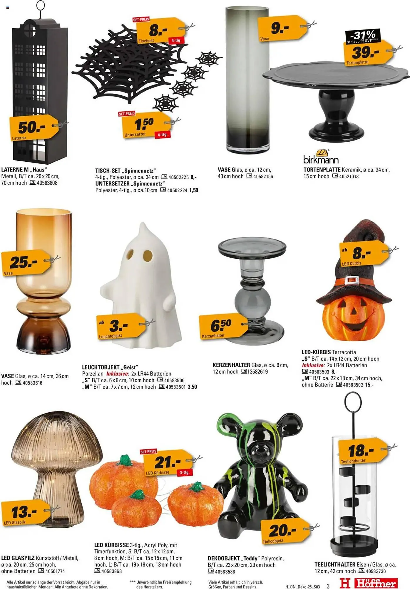 Höffner Prospekt von 1. Oktober bis 14. Oktober 2025 - Prospekt seite 3