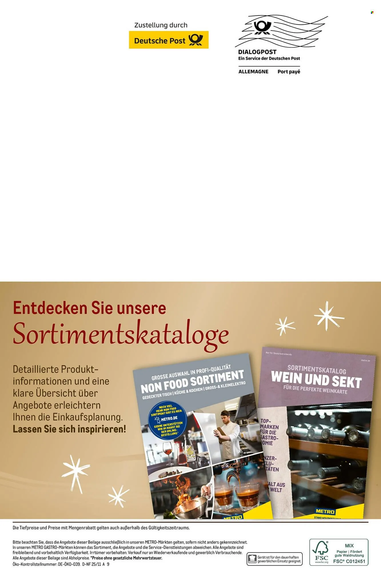 METRO Prospekt von 1. November bis 31. Dezember 2025 - Prospekt seite 60