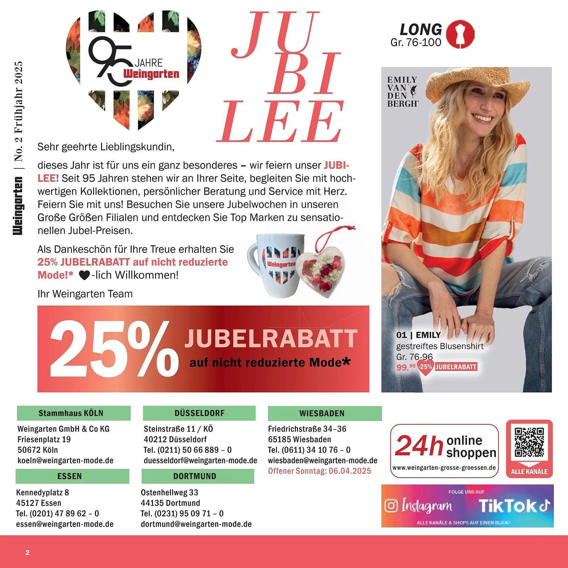 Modehaus Weingarten Prospekt von 2. April bis 1. Juni 2025 - Prospekt seite 2