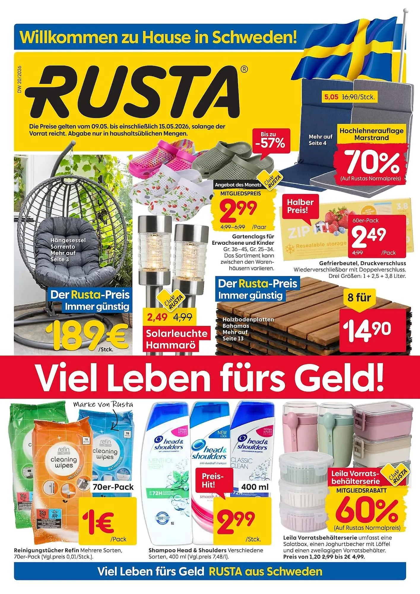 Rusta Prospekt von 9. Mai bis 15. Mai 2026 - Prospekt seite 1