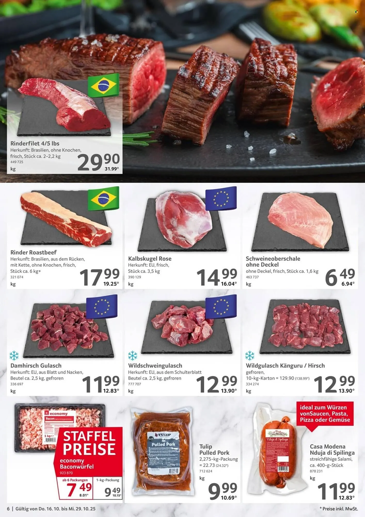 Selgros Prospekt von 16. Oktober bis 29. Oktober 2025 - Prospekt seite 6