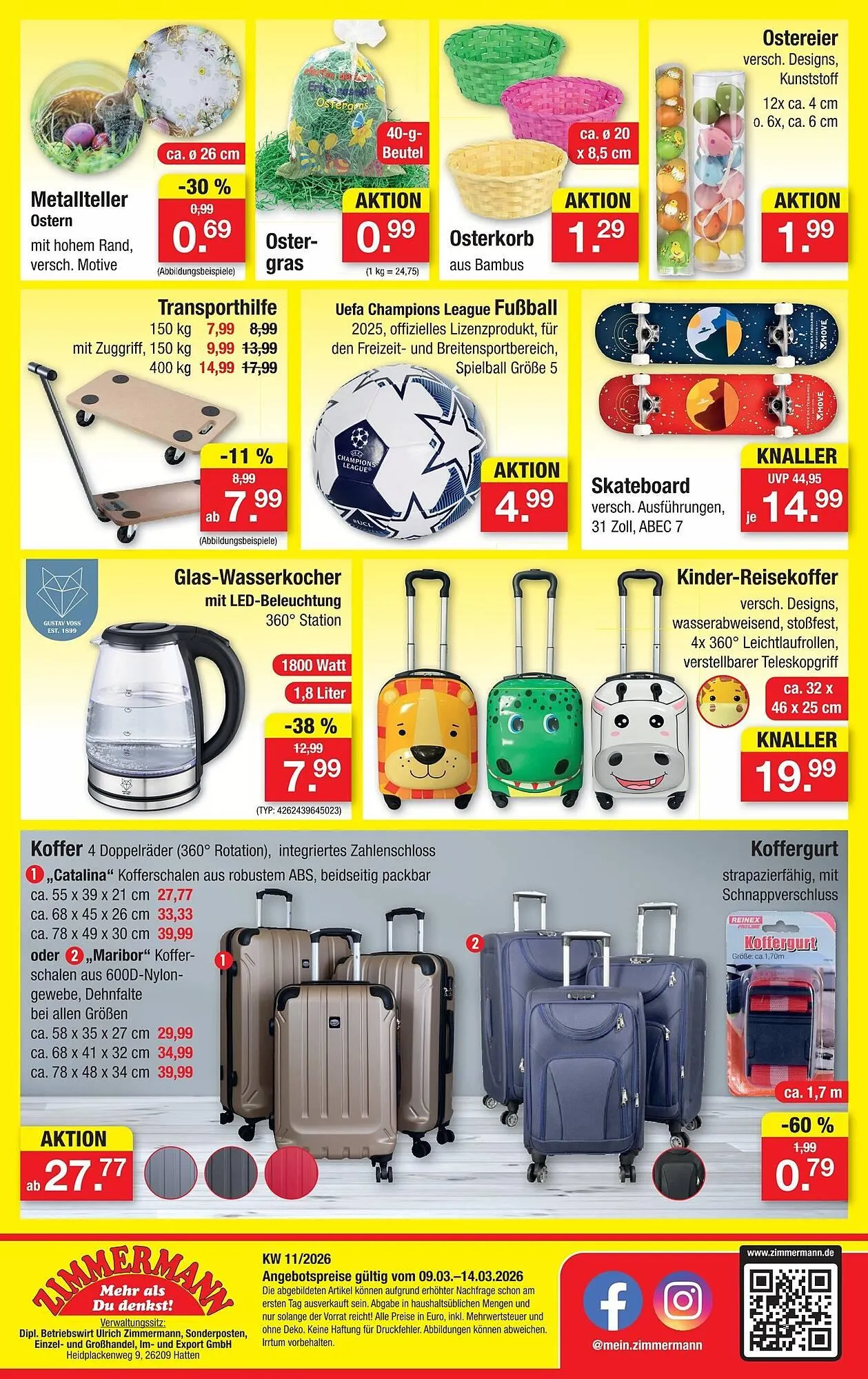 Zimmermann Prospekt von 9. März bis 14. März 2026 - Prospekt seite 9