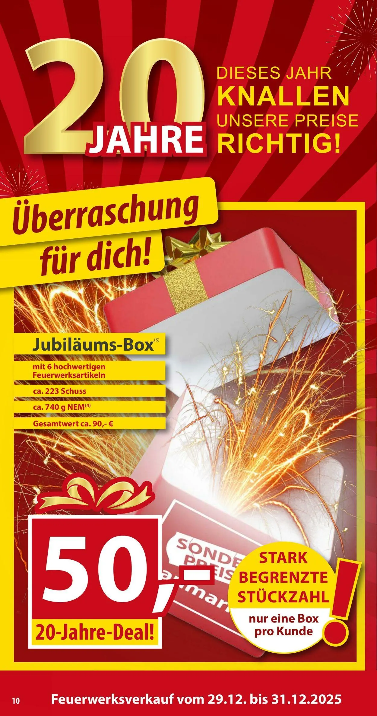 Sonderpreis Baumarkt Aktueller Prospekt von 20. Dezember bis 3. Januar 2026 - Prospekt seite 10