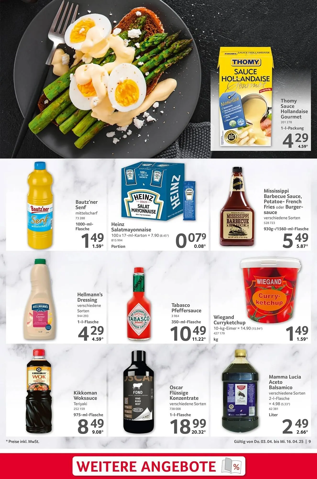 Selgros Prospekt von 3. April bis 16. April 2025 - Prospekt seite 9