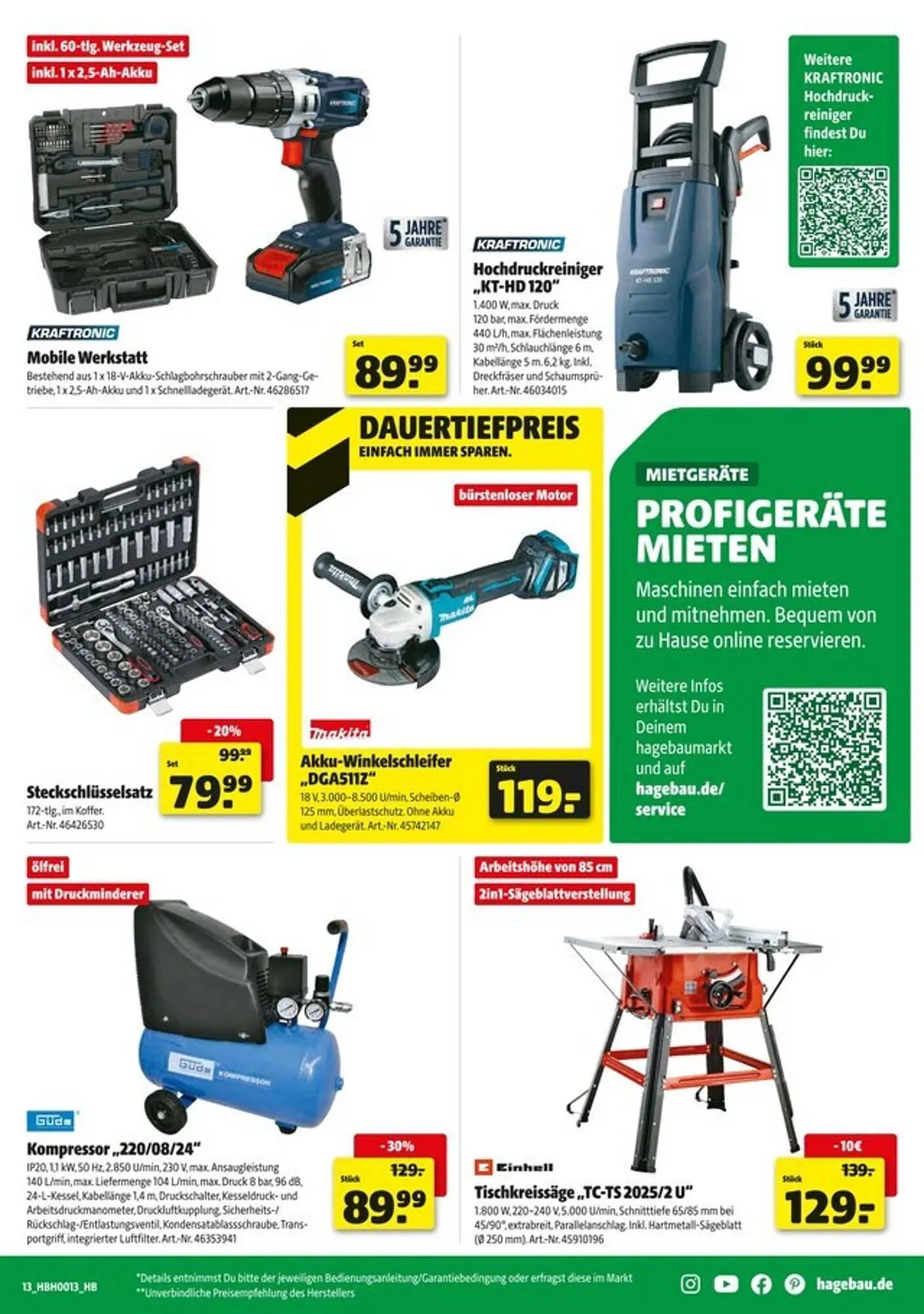 Hagebau Prospekt von 22. März bis 29. März 2025 - Prospekt seite 13