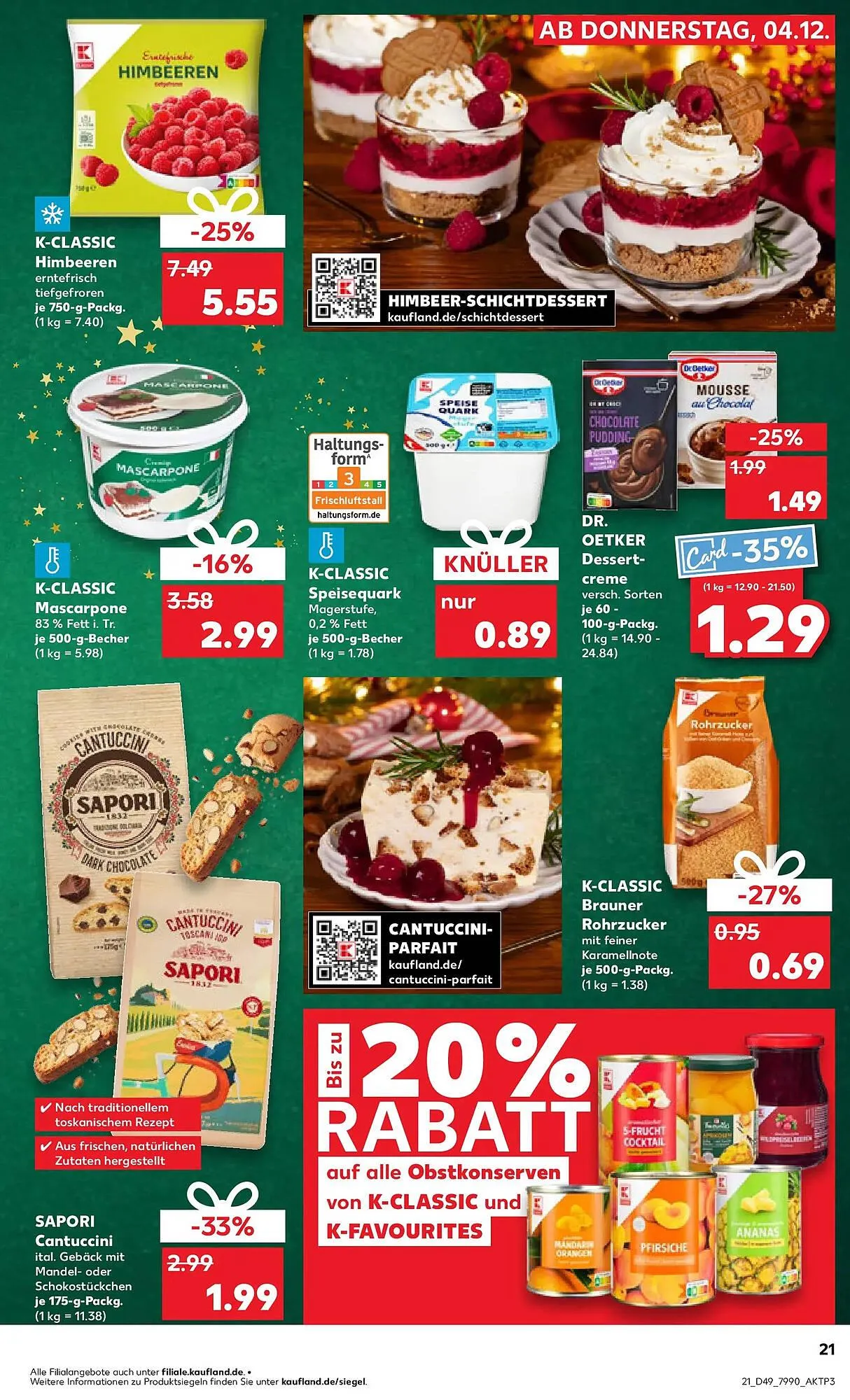 Kaufland Prospekt von 7. Dezember bis 10. Dezember 2025 - Prospekt seite 21