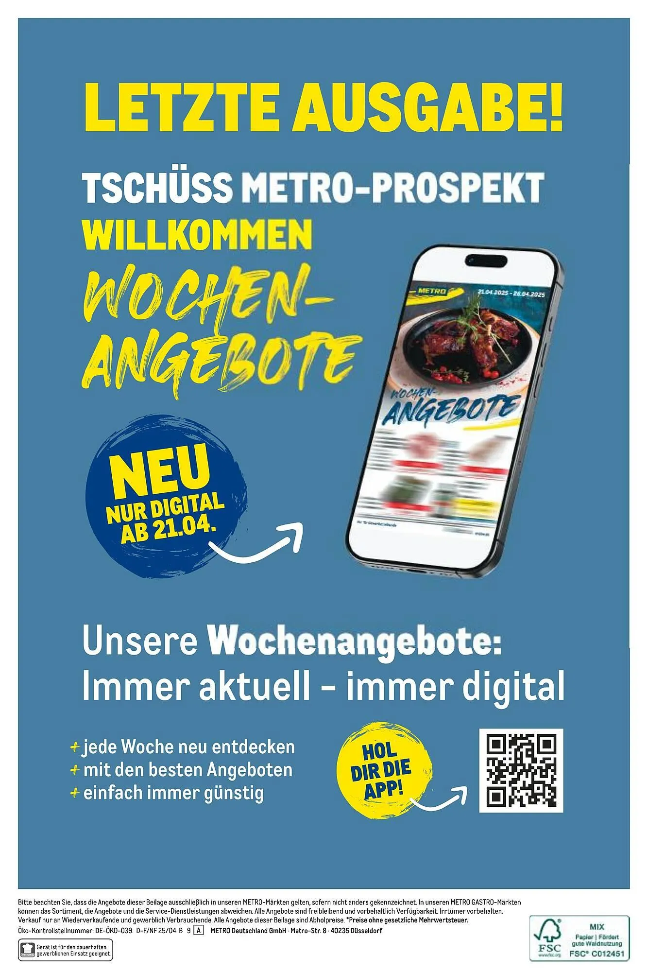 METRO Prospekt von 10. April bis 23. April 2025 - Prospekt seite 32
