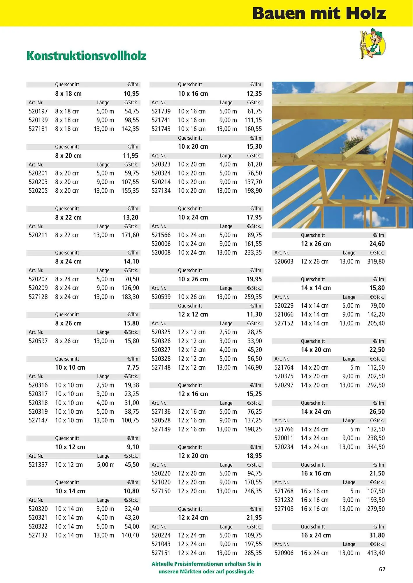 Holz Possling Prospekt von 2. Mai bis 31. Juli 2025 - Prospekt seite 67