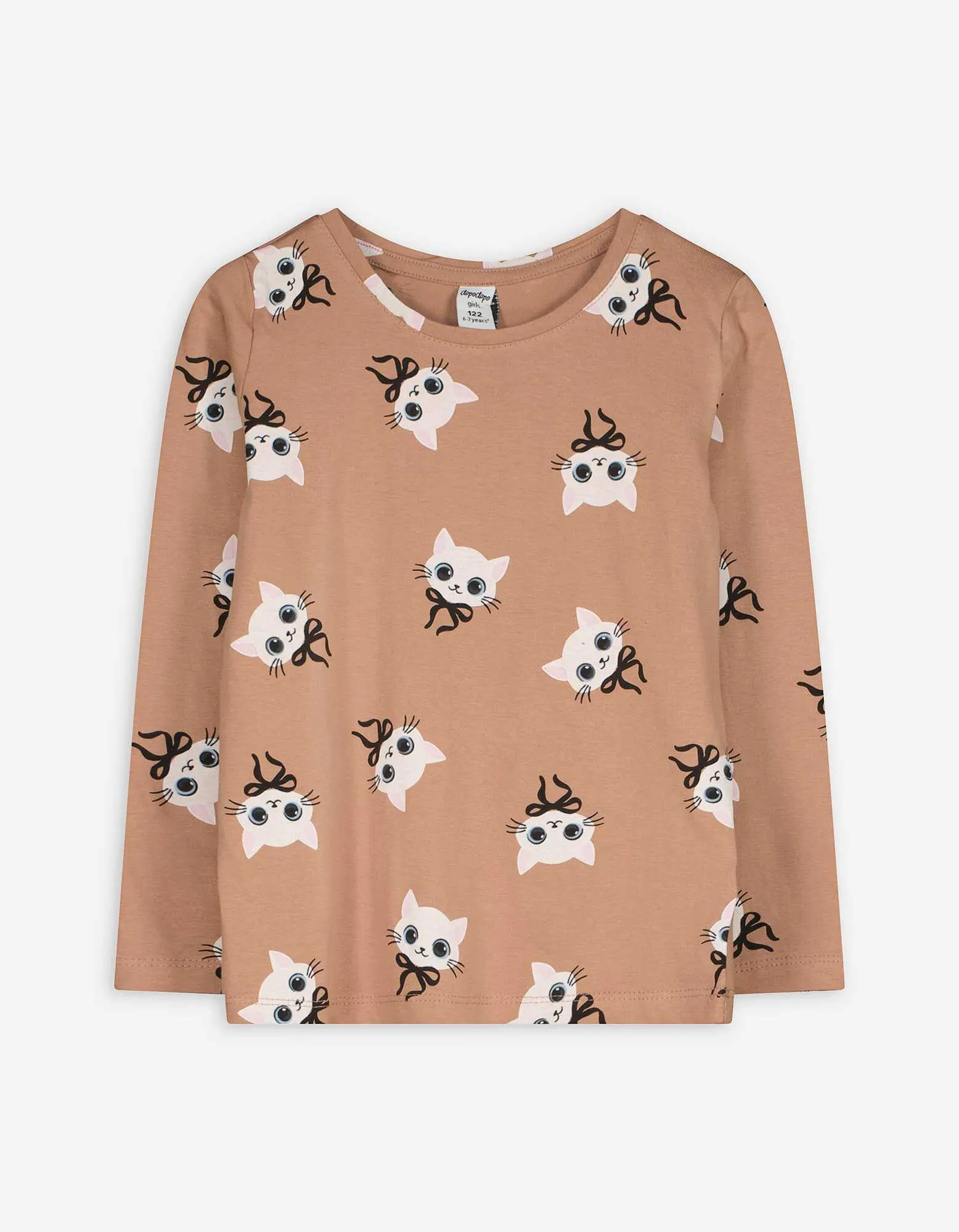 Allover-Print - beige