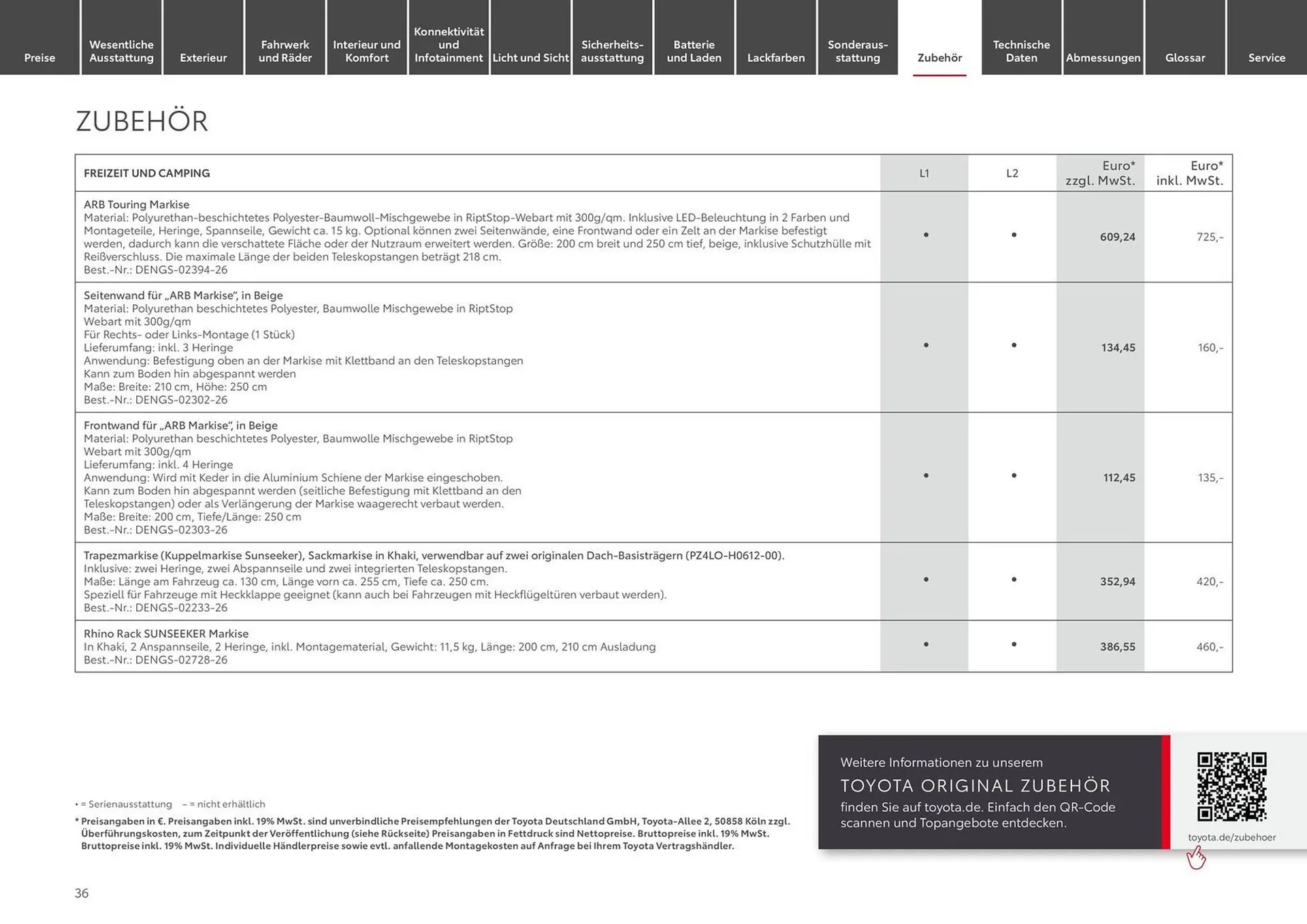 Toyota Prospekt von 15. Juni bis 15. Juni 2025 - Prospekt seite 36