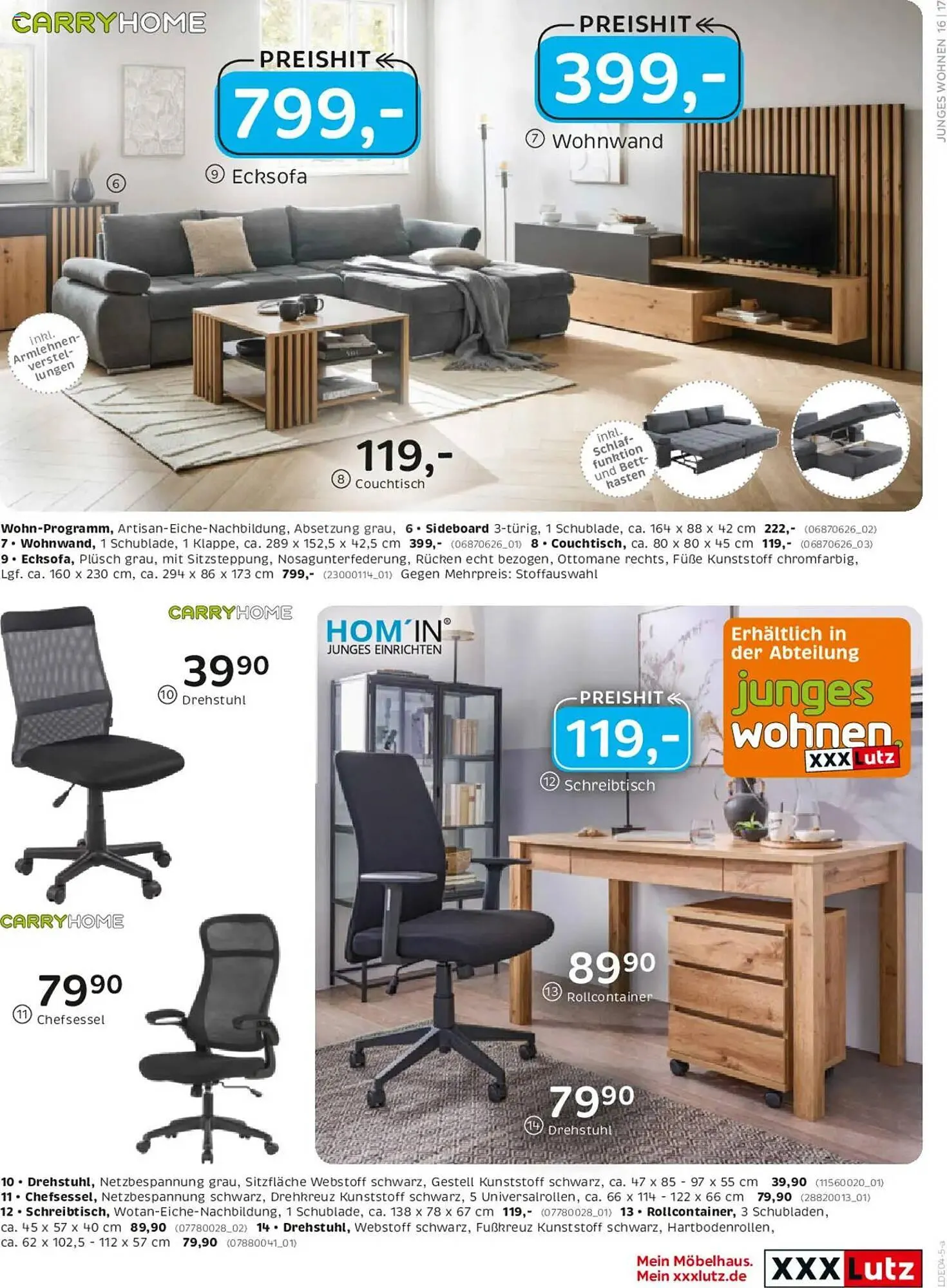 XXXLutz Prospekt von 23. März bis 6. April 2025 - Prospekt seite 23