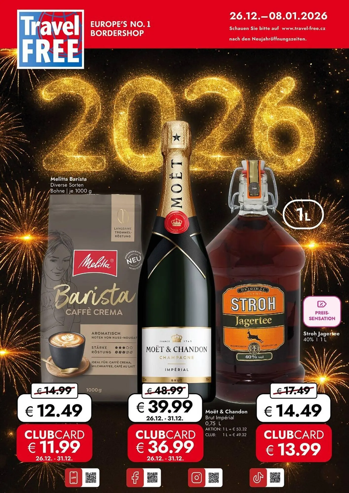 Travel Free Prospekt von 26. Dezember bis 8. Januar 2026 - Prospekt seite 1