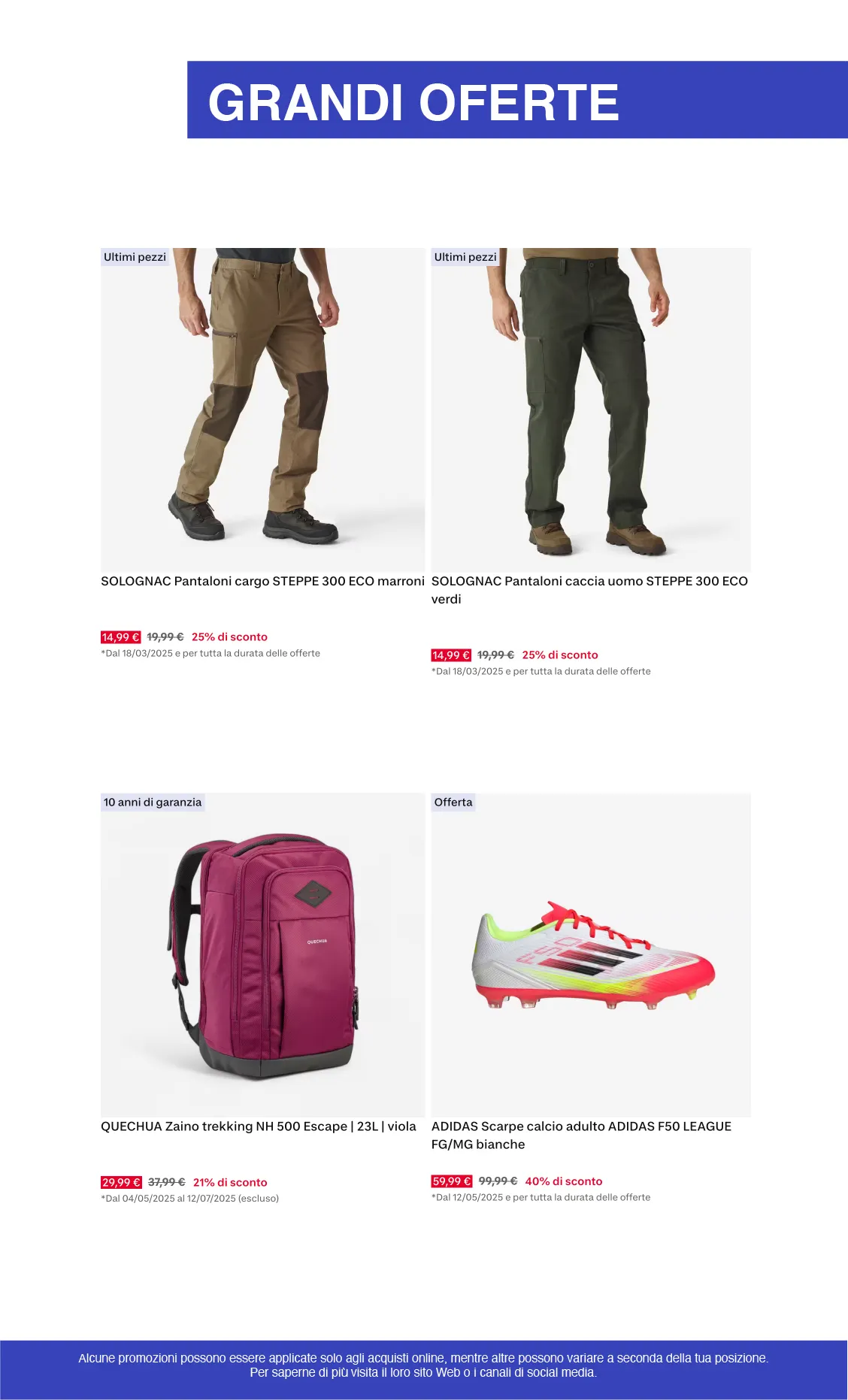 Decathlon Offerte da 16 maggio a 4 giugno di 2025 - Pagina del volantino 4