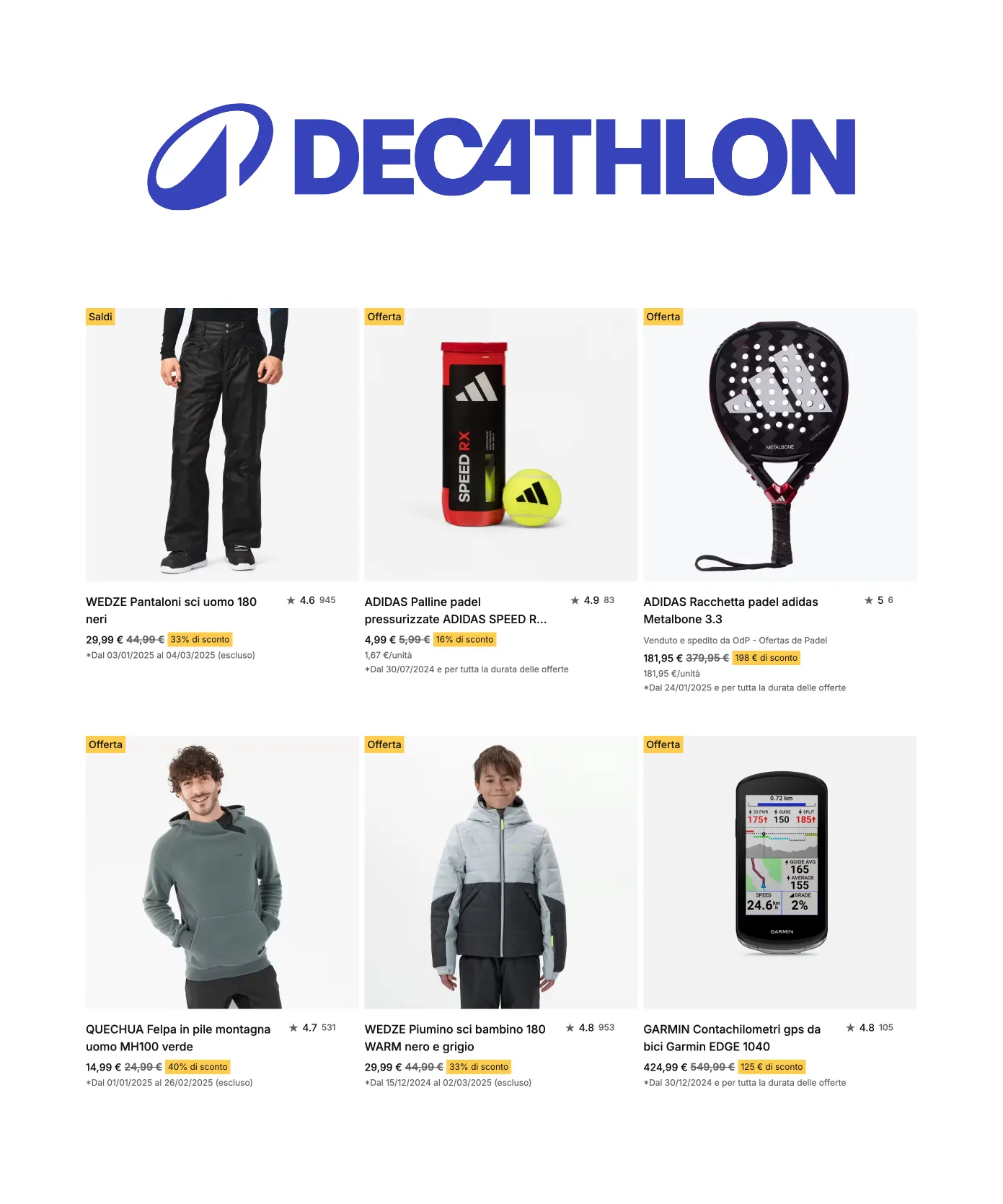 Offerta speciale di Decathlon da 24 gennaio a 14 febbraio di 2025 - Pagina del volantino 3