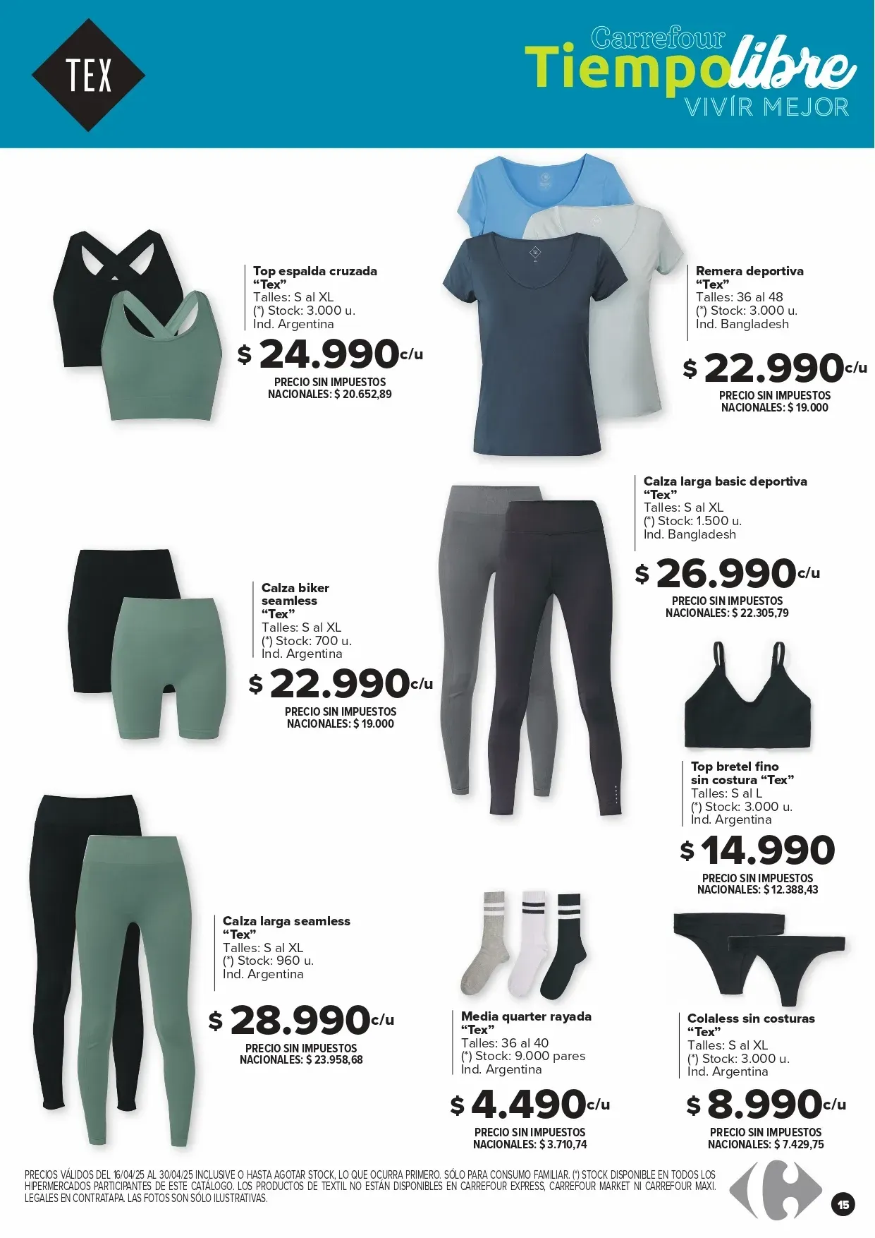 Ofertas de Carrefour Ofertas semanales 17 de abril al 30 de abril 2025 - Página 15 del catálogo