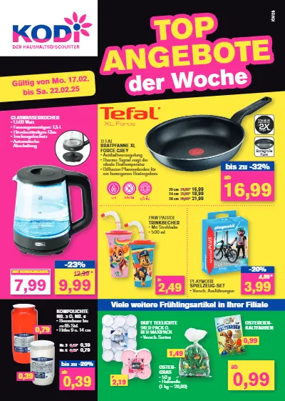 KODi Prospekt von 17. Februar bis 22. Februar 2025 - Prospekt seite 