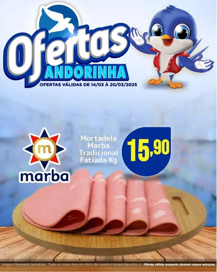 Encarte de Andorinha Hipermercado Ofertas 14 de março até 20 de março 2025 - Pagina 1