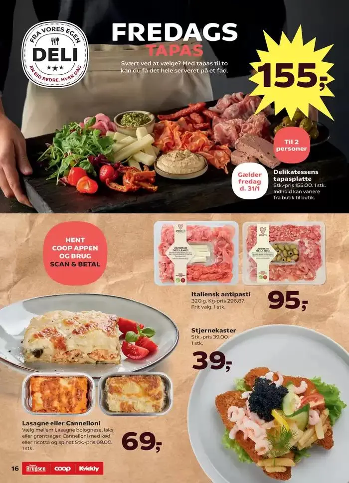 SuperBrugsen brochurer Gyldig indtil 30. januar - 6. februar 2025 - tilbudsavis side 16