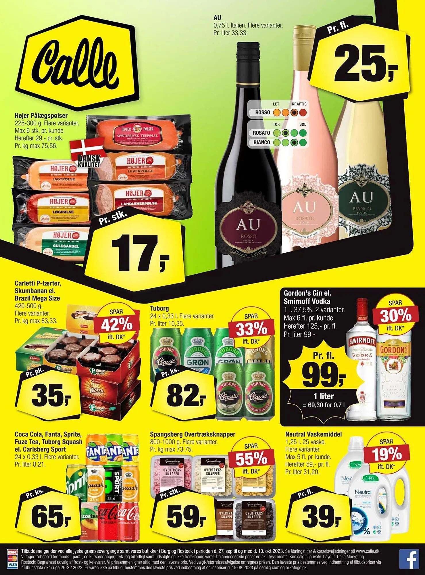 Calle tilbudsavis Gyldig indtil 26. september - 10. oktober 2023 - tilbudsavis side 1