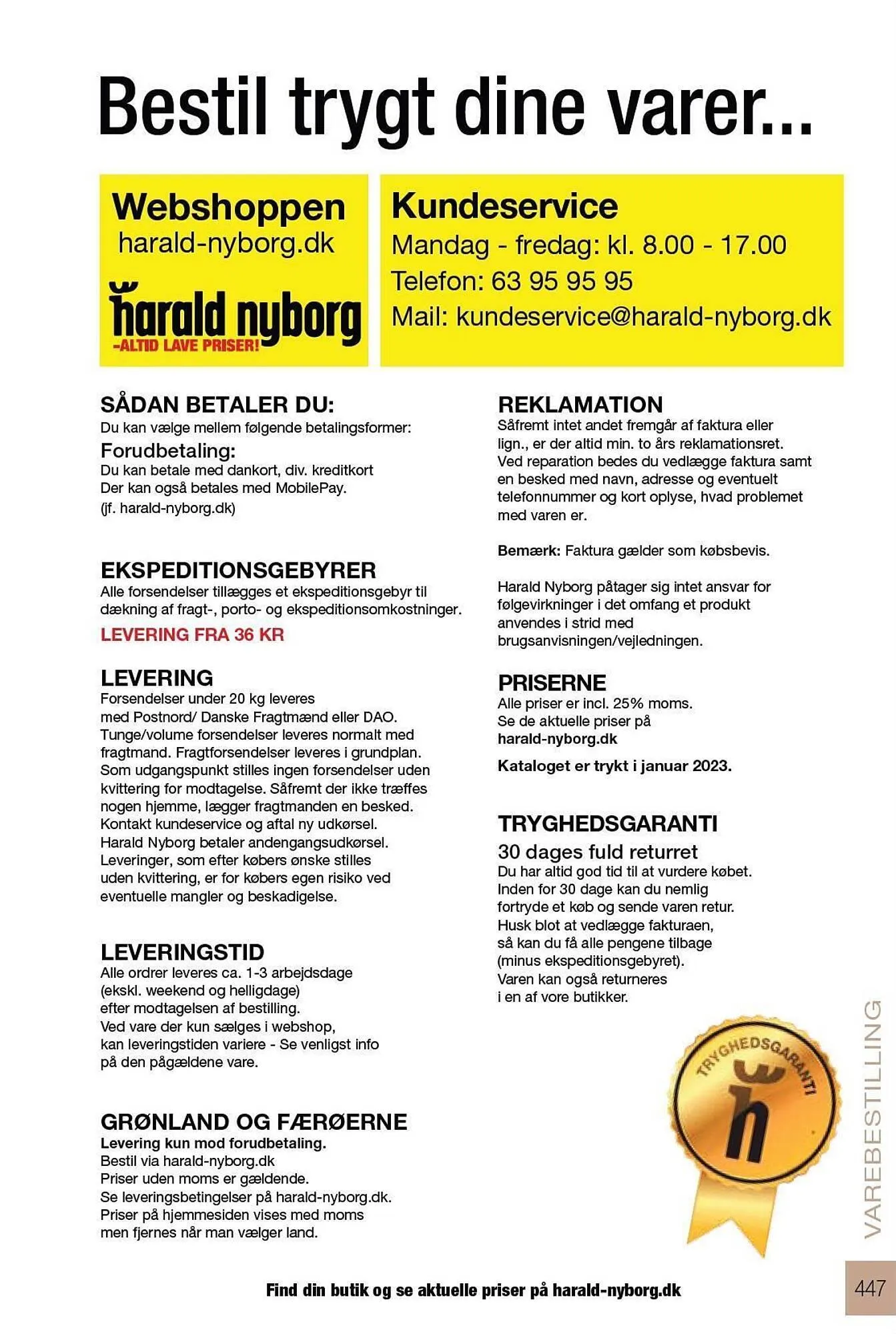 Harald Nyborg tilbudsavis Gyldig indtil 16. februar - 31. december 2023 - tilbudsavis side 447