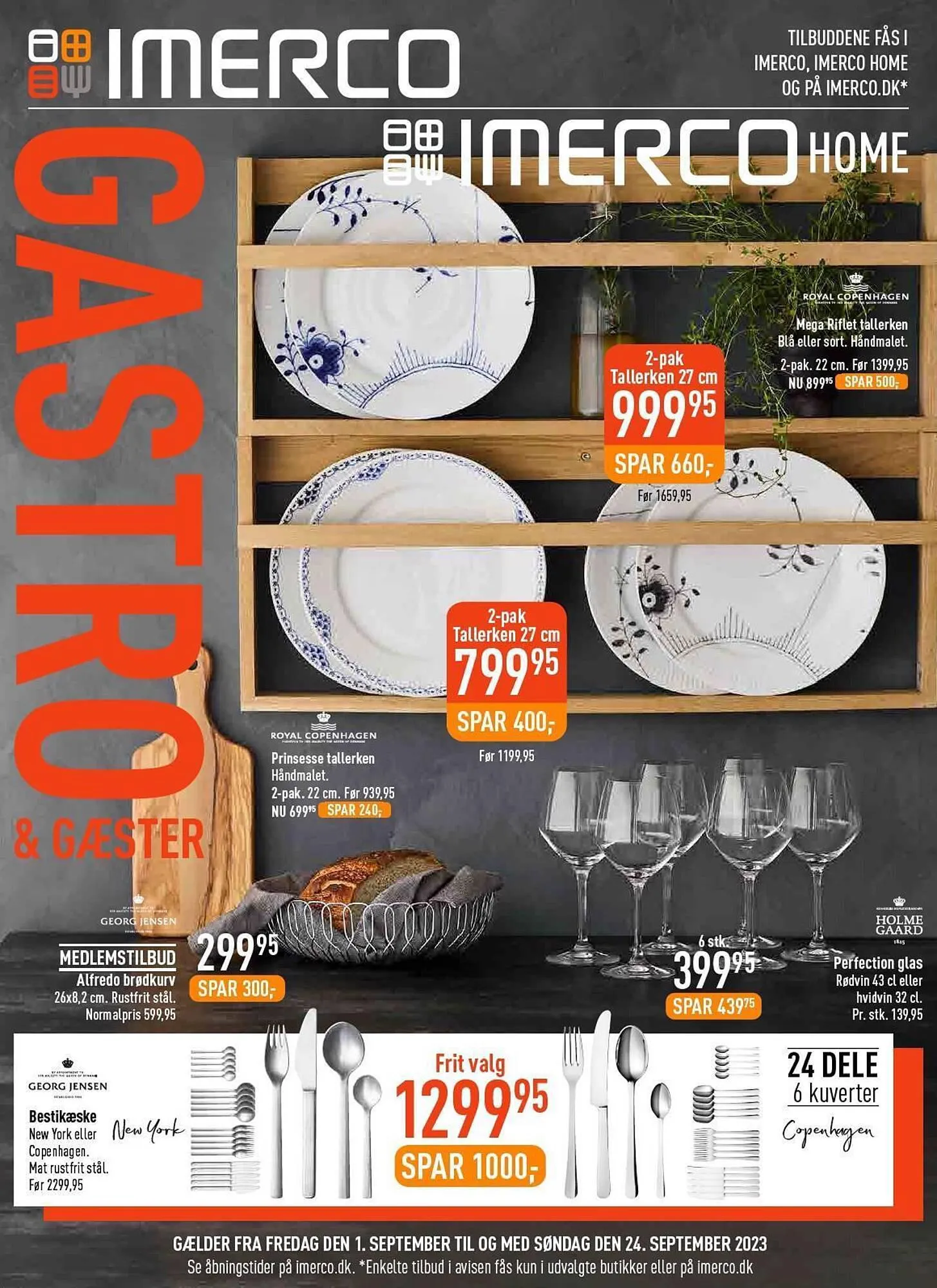 Imerco tilbudsavis Gyldig indtil 1. september - 24. september 2023 - tilbudsavis side 1
