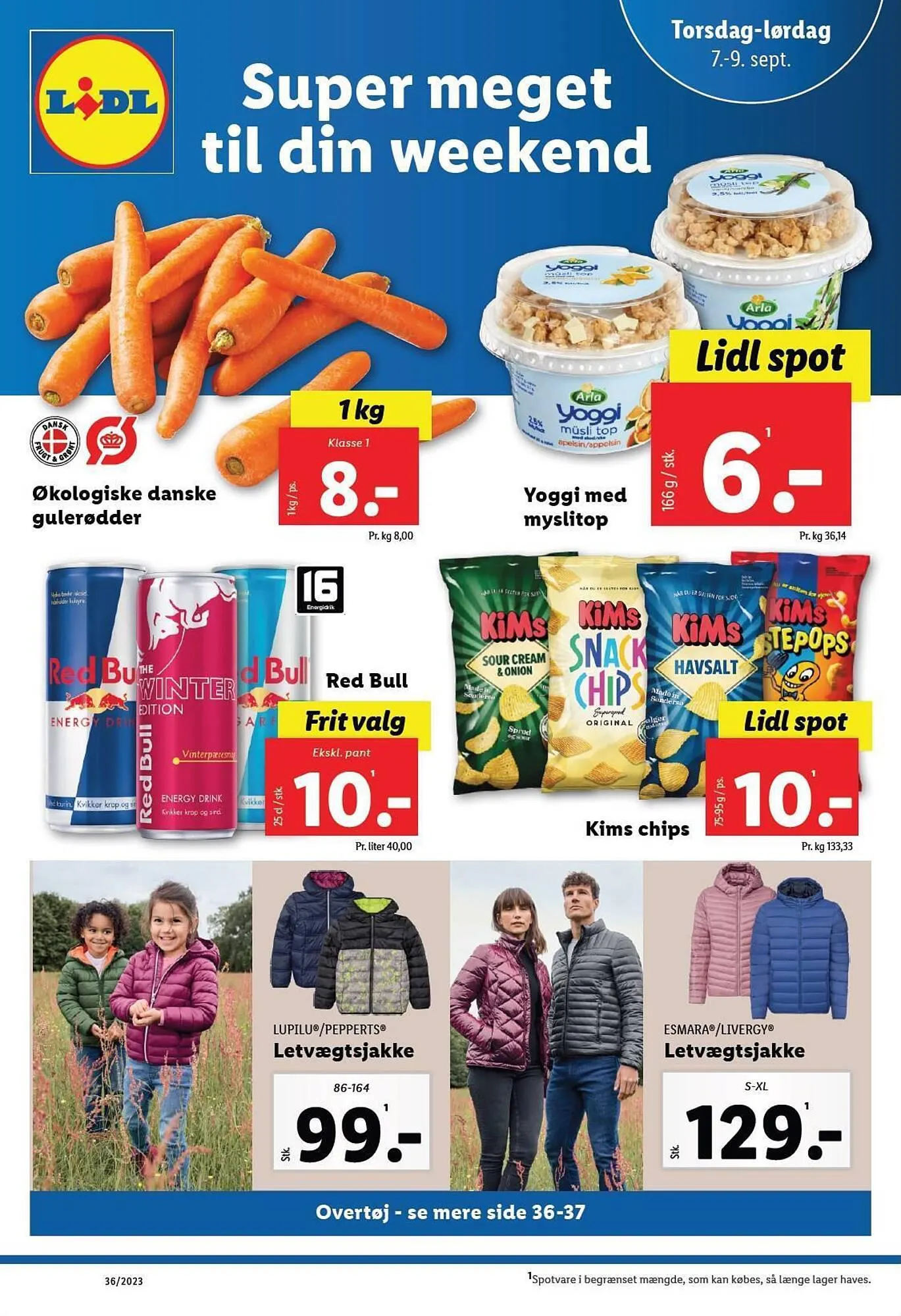 Lidl tilbudsavis Gyldig indtil 7. september - 9. september 2023 - tilbudsavis side 1