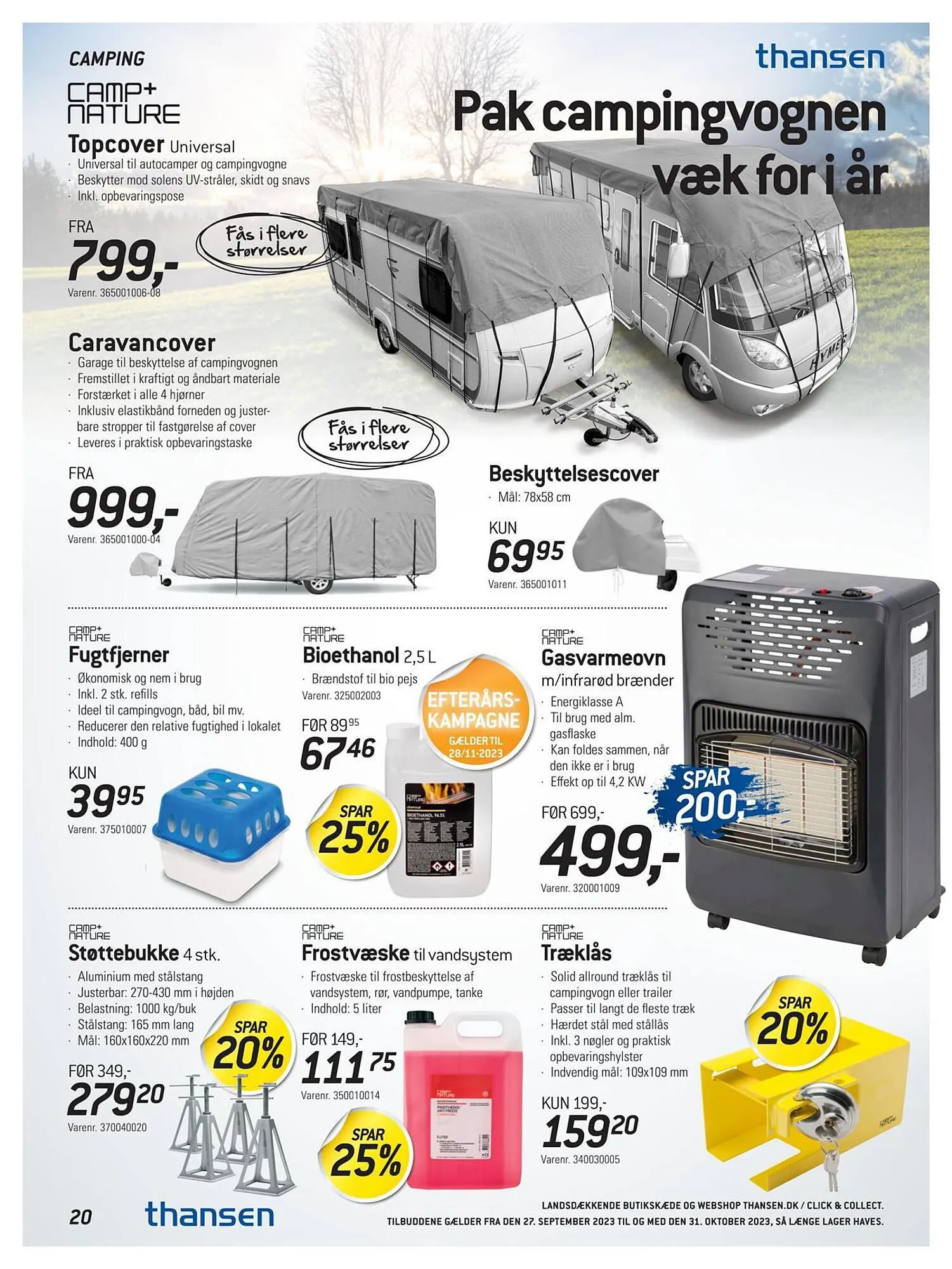 Thansen tilbudsavis Gyldig indtil 26. september - 31. oktober 2023 - tilbudsavis side 20