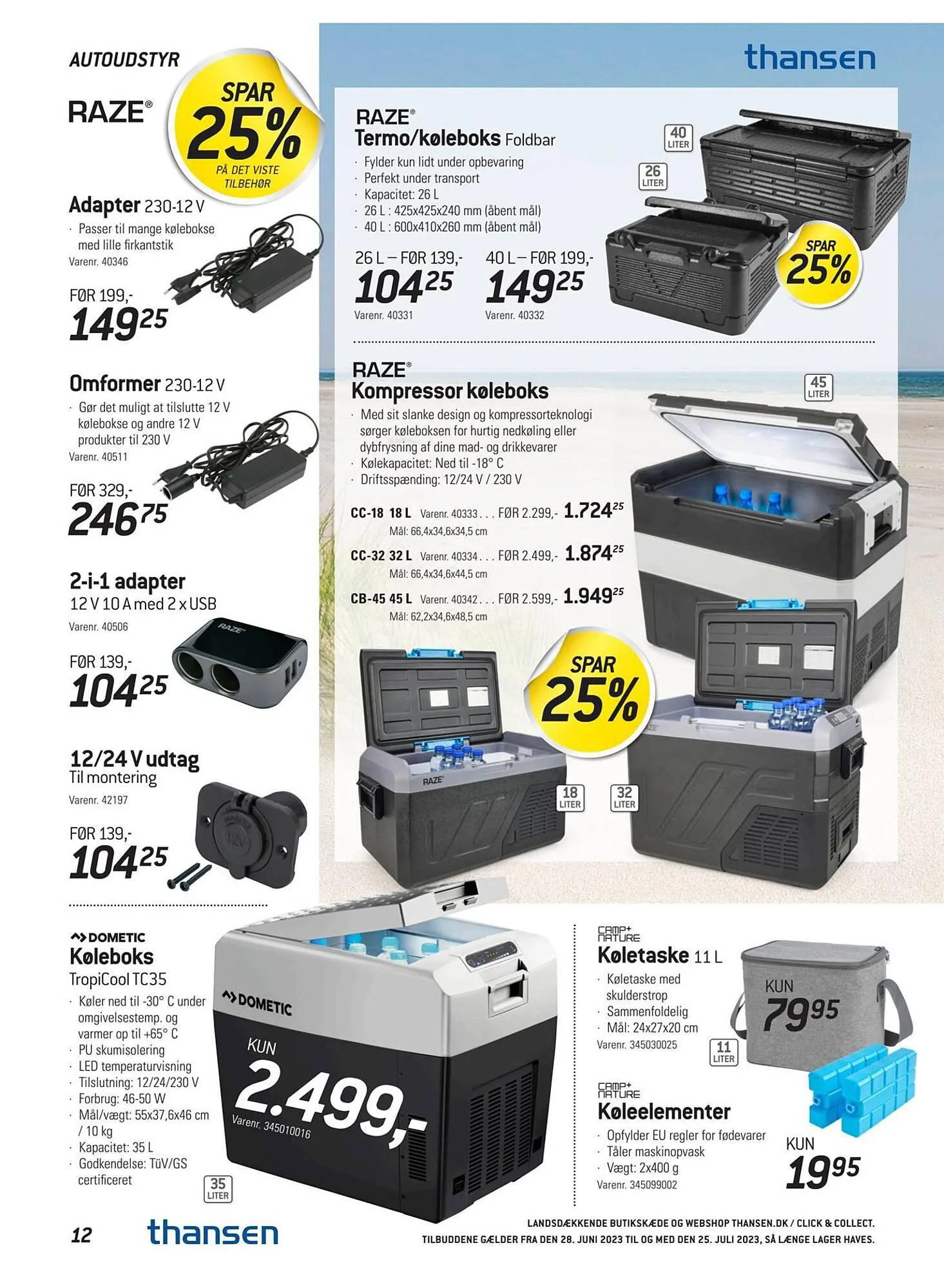 Thansen tilbudsavis Gyldig indtil 27. juni - 25. juli 2023 - tilbudsavis side 12