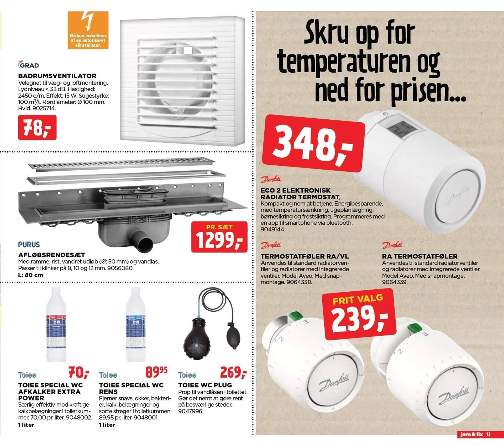 jem & fix tilbudsavis Gyldig indtil 6. oktober - 12. oktober 2024 - tilbudsavis side 13