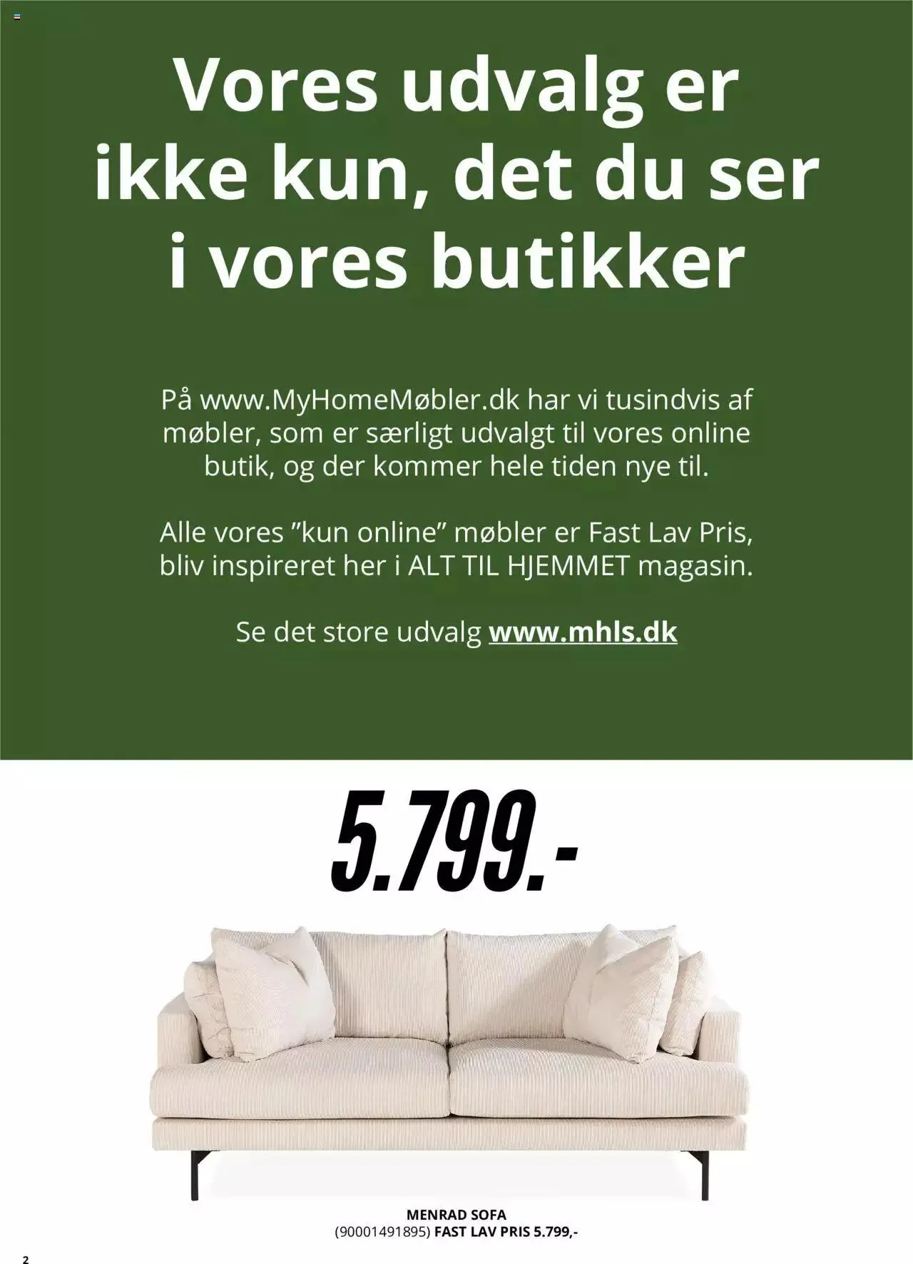 My Home - Alt Til Hjemmet Gyldig indtil 25. april - 31. december 2023 - tilbudsavis side 2