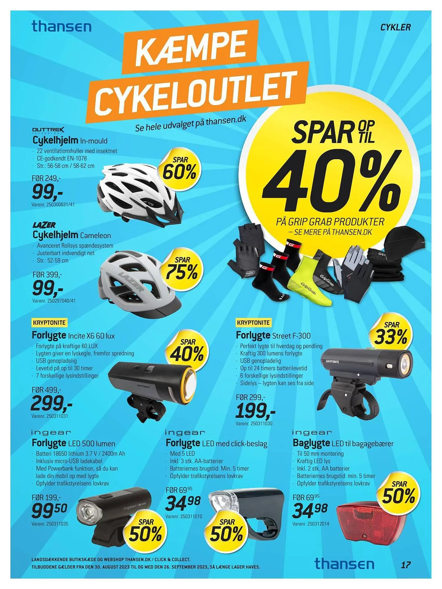 Thansen tilbudsavis Gyldig indtil 29. august - 26. september 2023 - tilbudsavis side 17