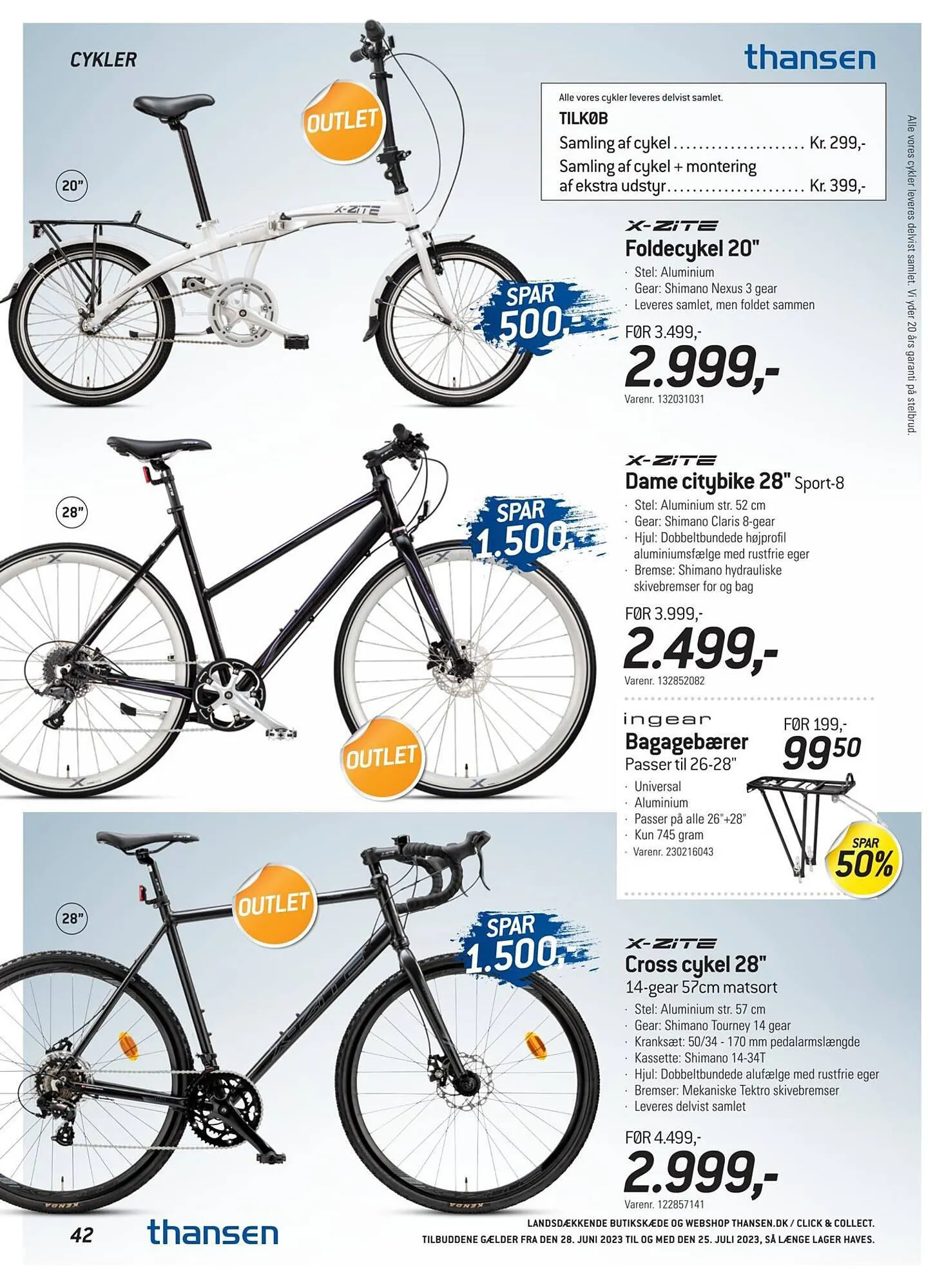 Thansen tilbudsavis Gyldig indtil 27. juni - 25. juli 2023 - tilbudsavis side 42