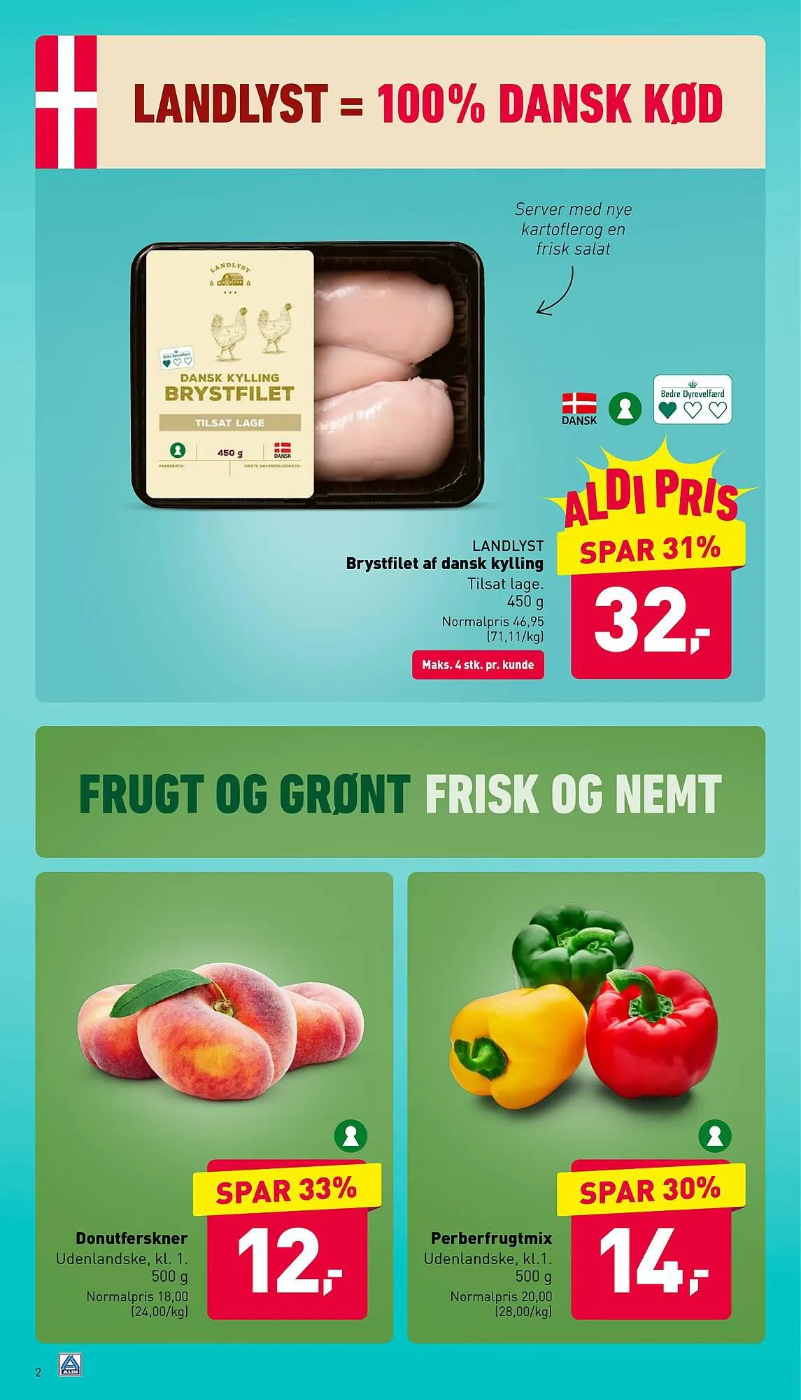 ALDI tilbudsavis Gyldig indtil 21. juli - 27. juli 2023 - tilbudsavis side 2